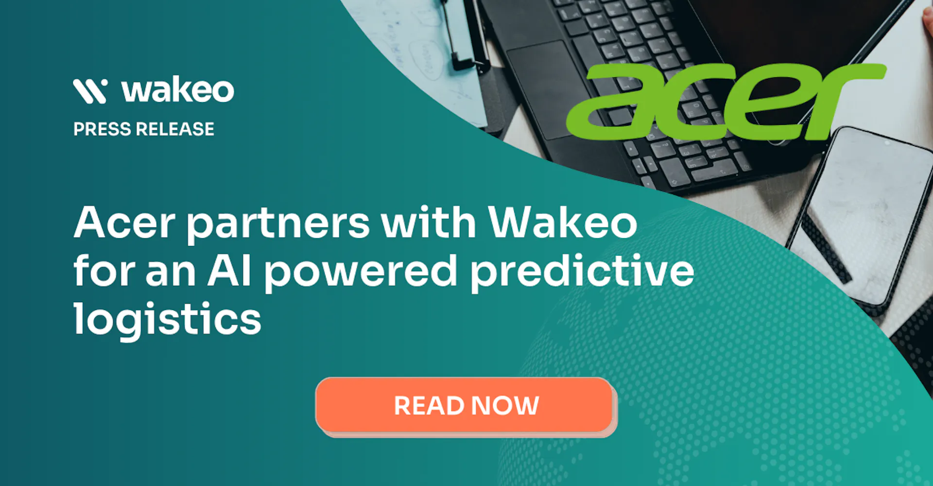 Acer partners with Wakeo for an AI powered predictive logistics