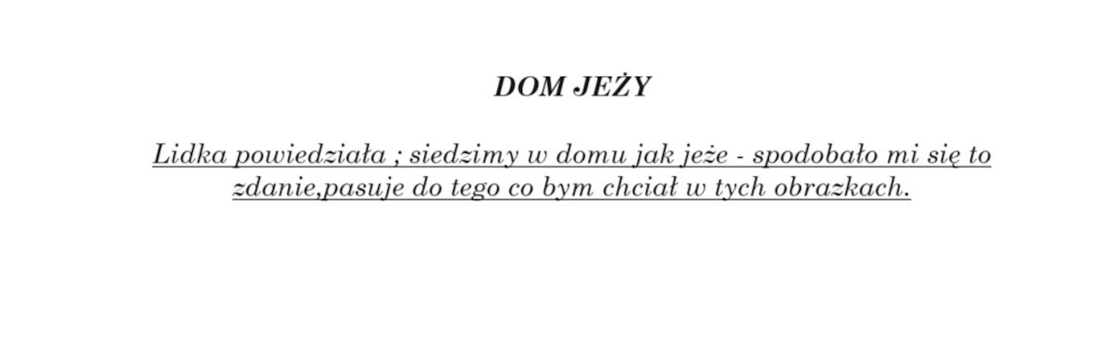 Dom jeży m2