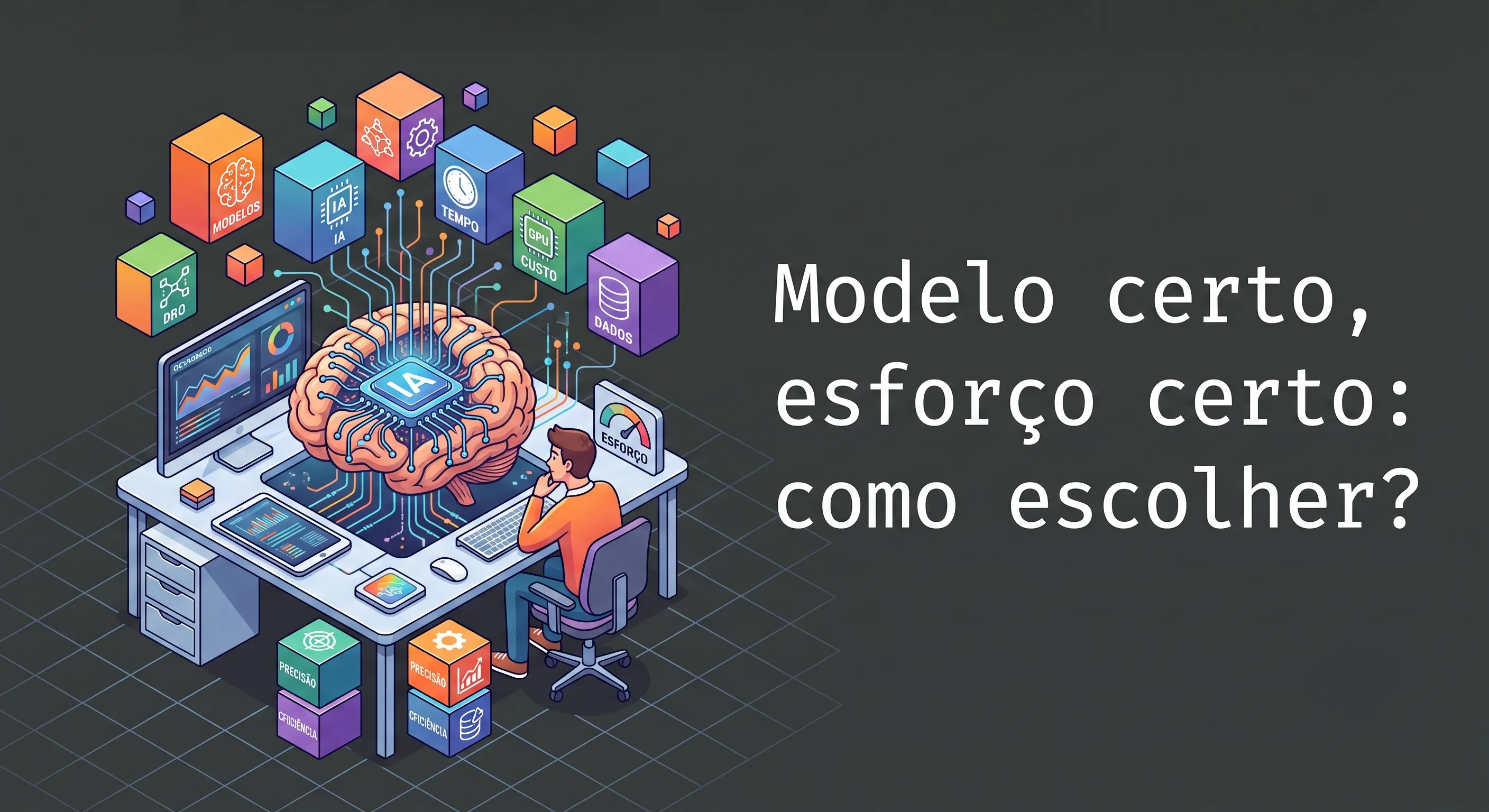 Modelo certo, esforço certo: como escolher a IA ideal pra cada tarefa de código?