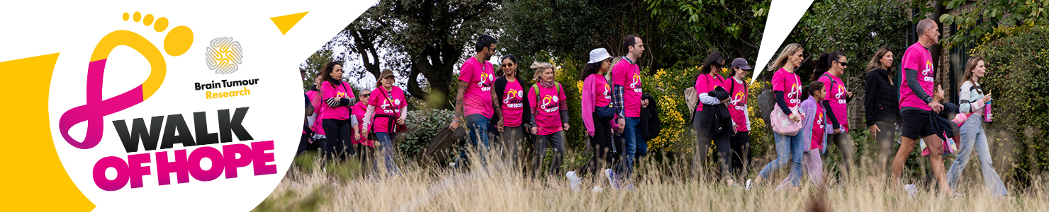 Brain Tumour Charity Walk of Hope, Saturday 26th September 2026.