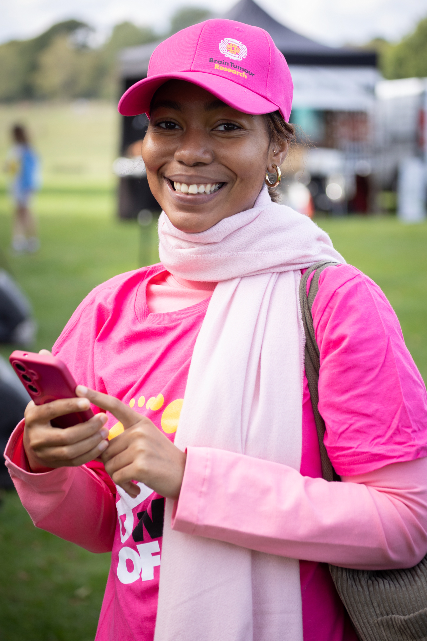 Smiling Walk of Hope participant. 