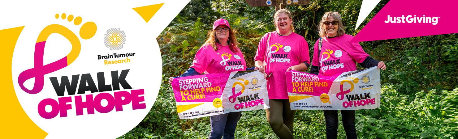 Brain Tumour Charity Walk of Hope, Saturday 26th September 2026.