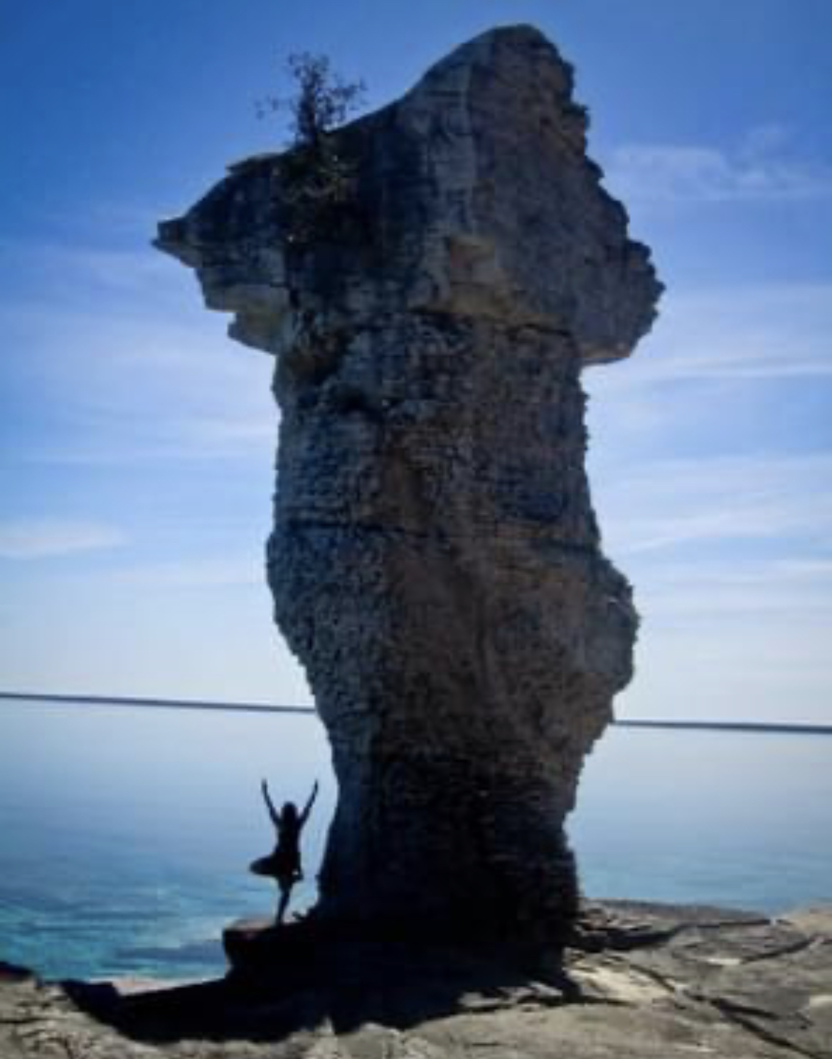 Flowerpot Island in Tobermory, Ontario