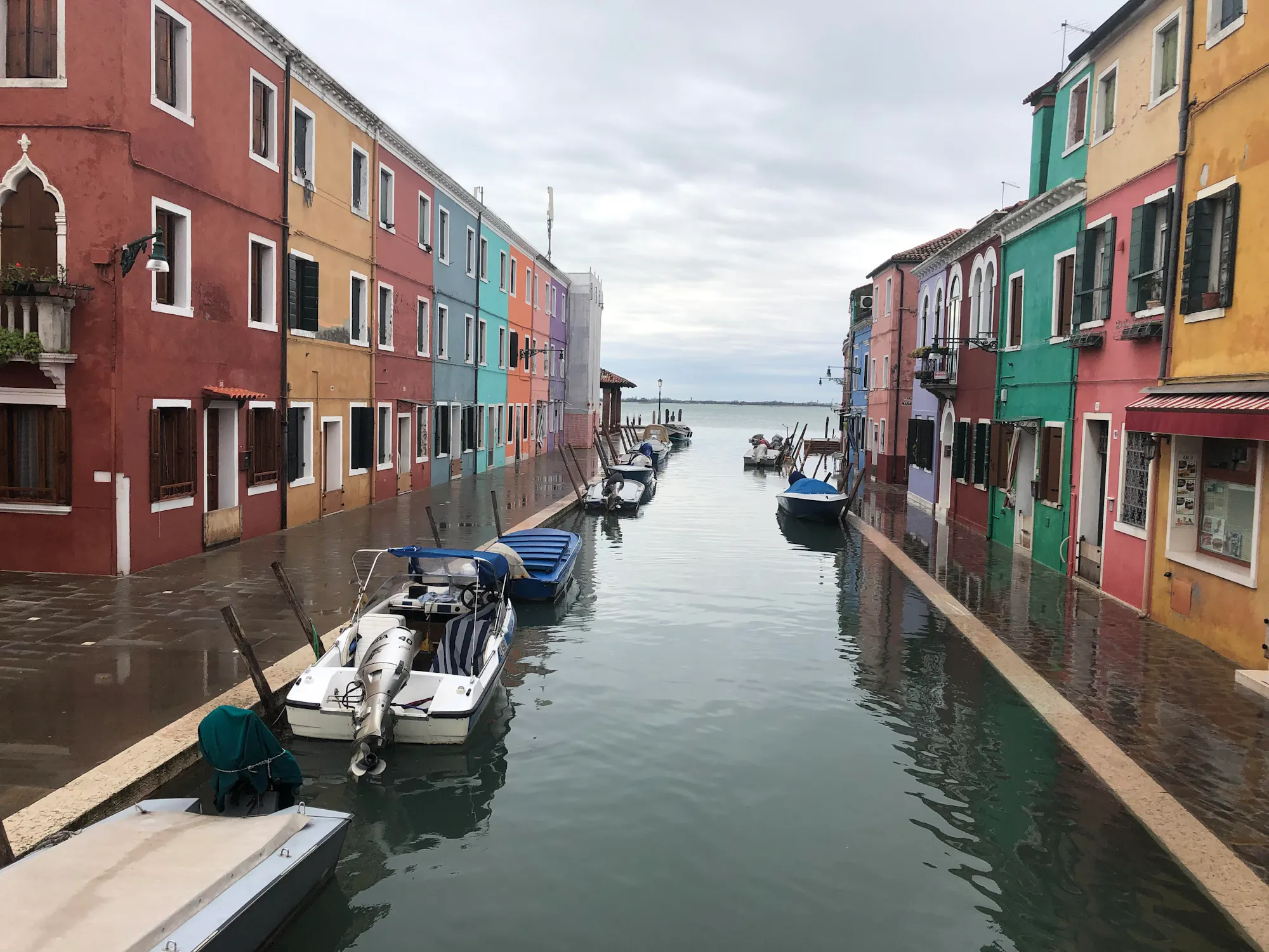 Island of Murano in Venice Italy