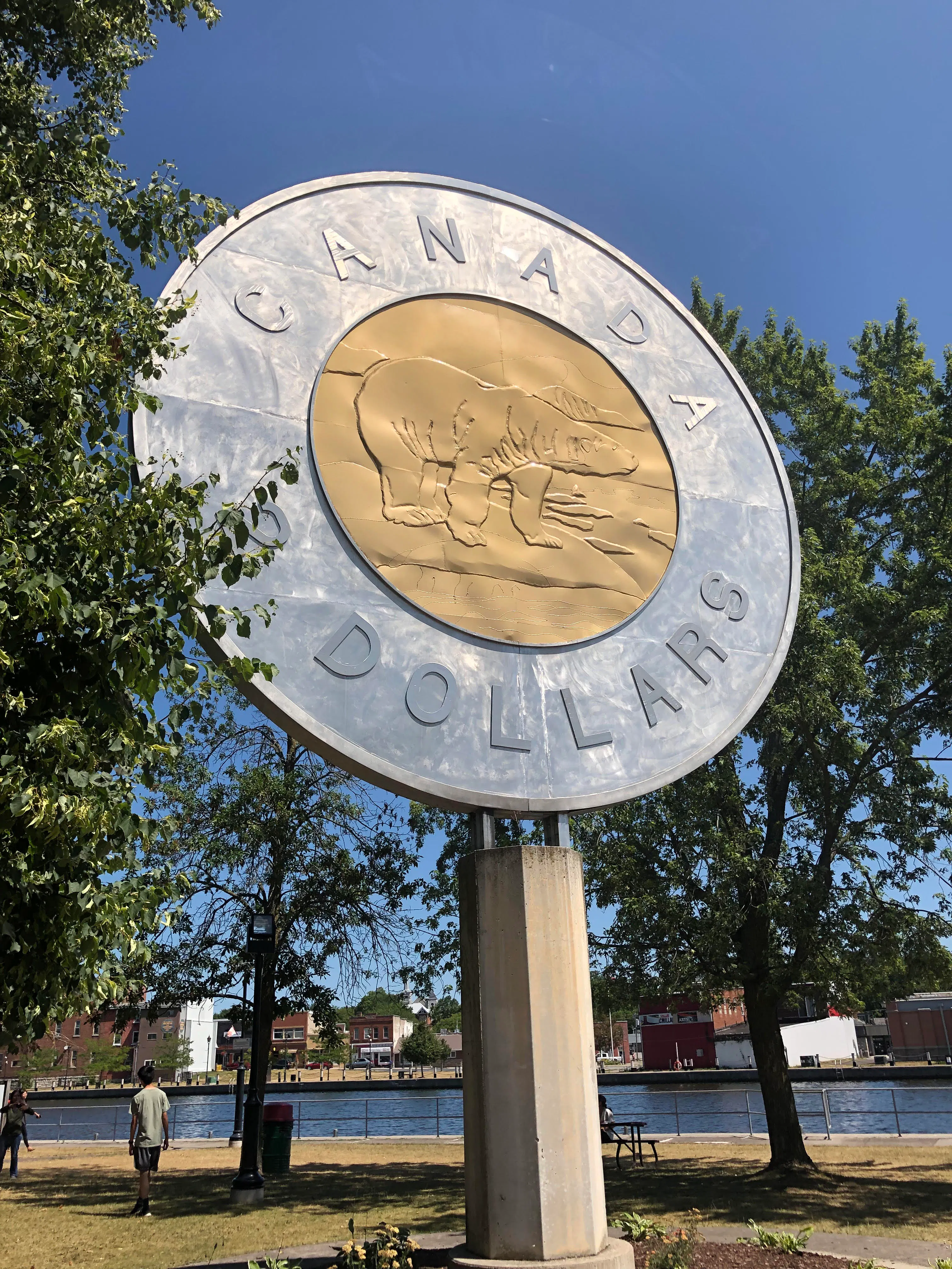 Giant Toonie in Campbellford, Ontario