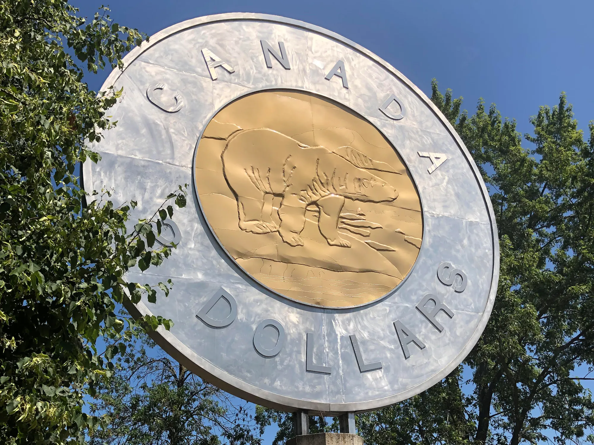 Giant Toonie in Campbellford, Ontario