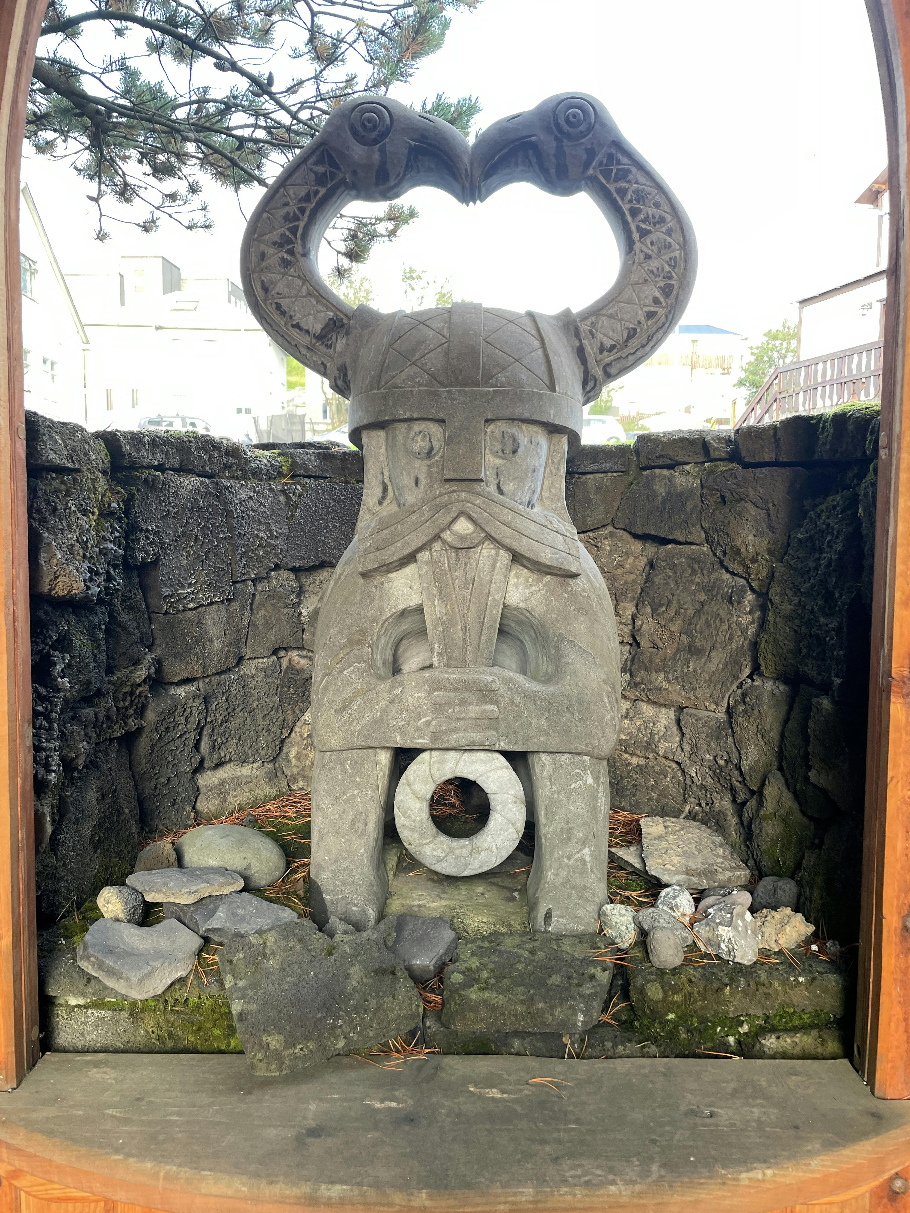Viking sculpture