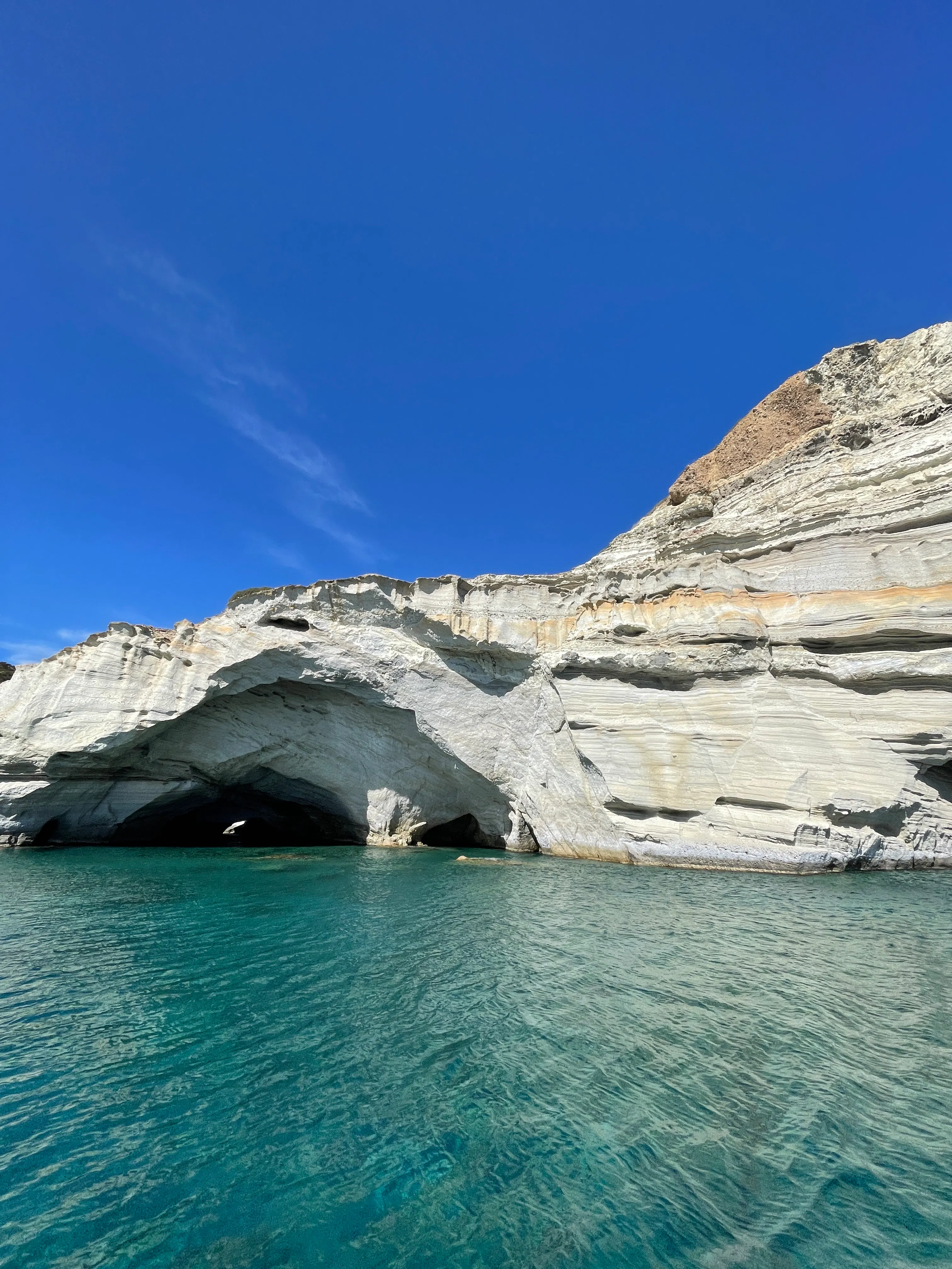 Kleftiko Beach in Milos Greece Cyclades