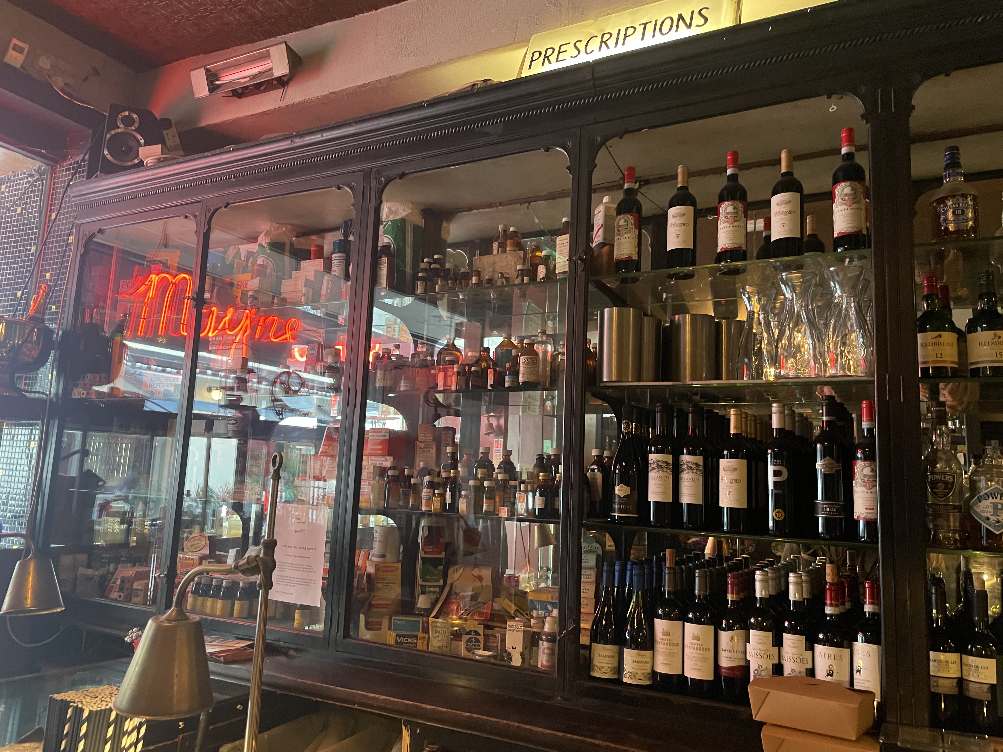 Arthur Mayne's Pharmacy Bar in Cork, Ireland