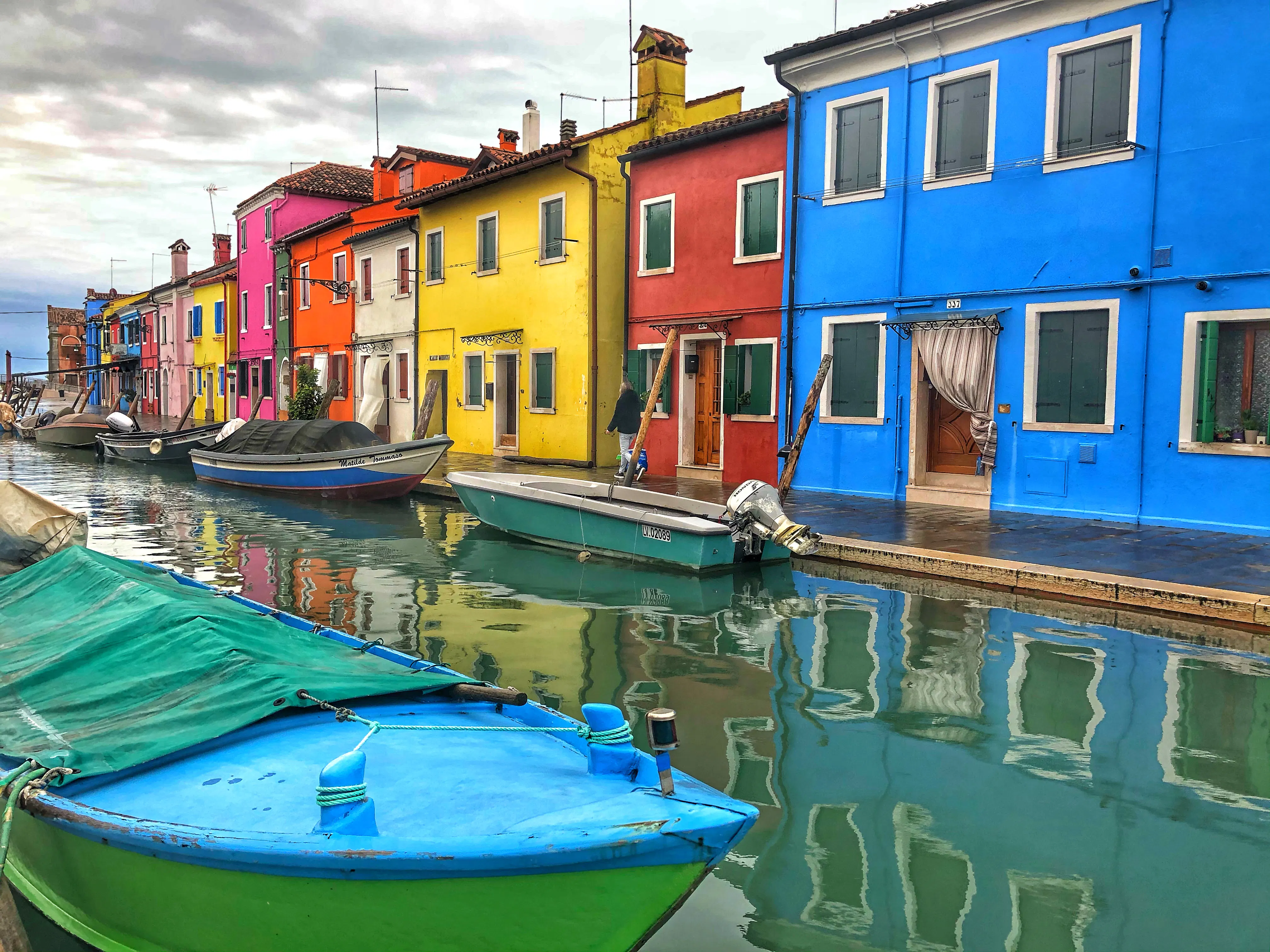Burano near Venice Italy