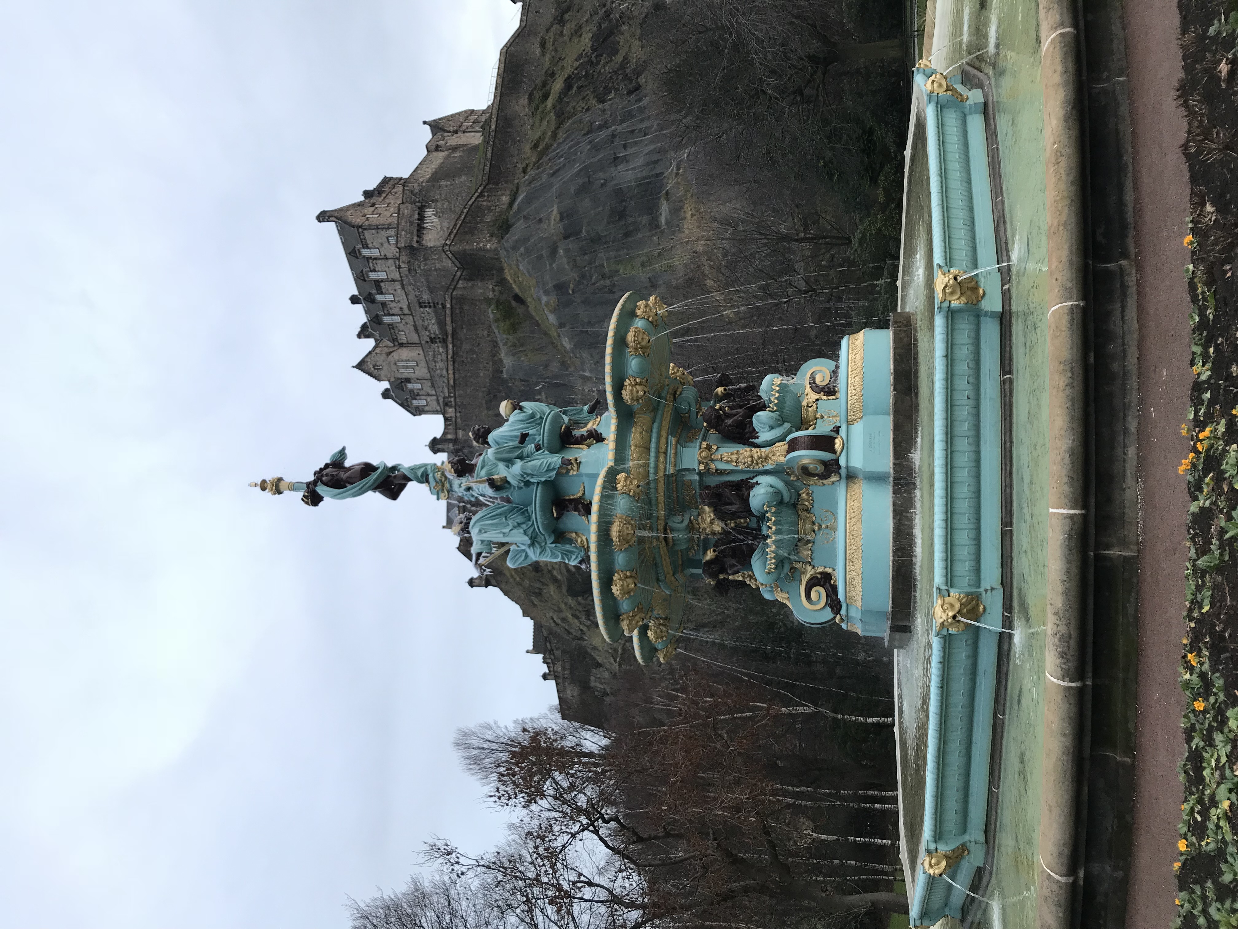 Ross Fountain in Edinburgh, Scotland