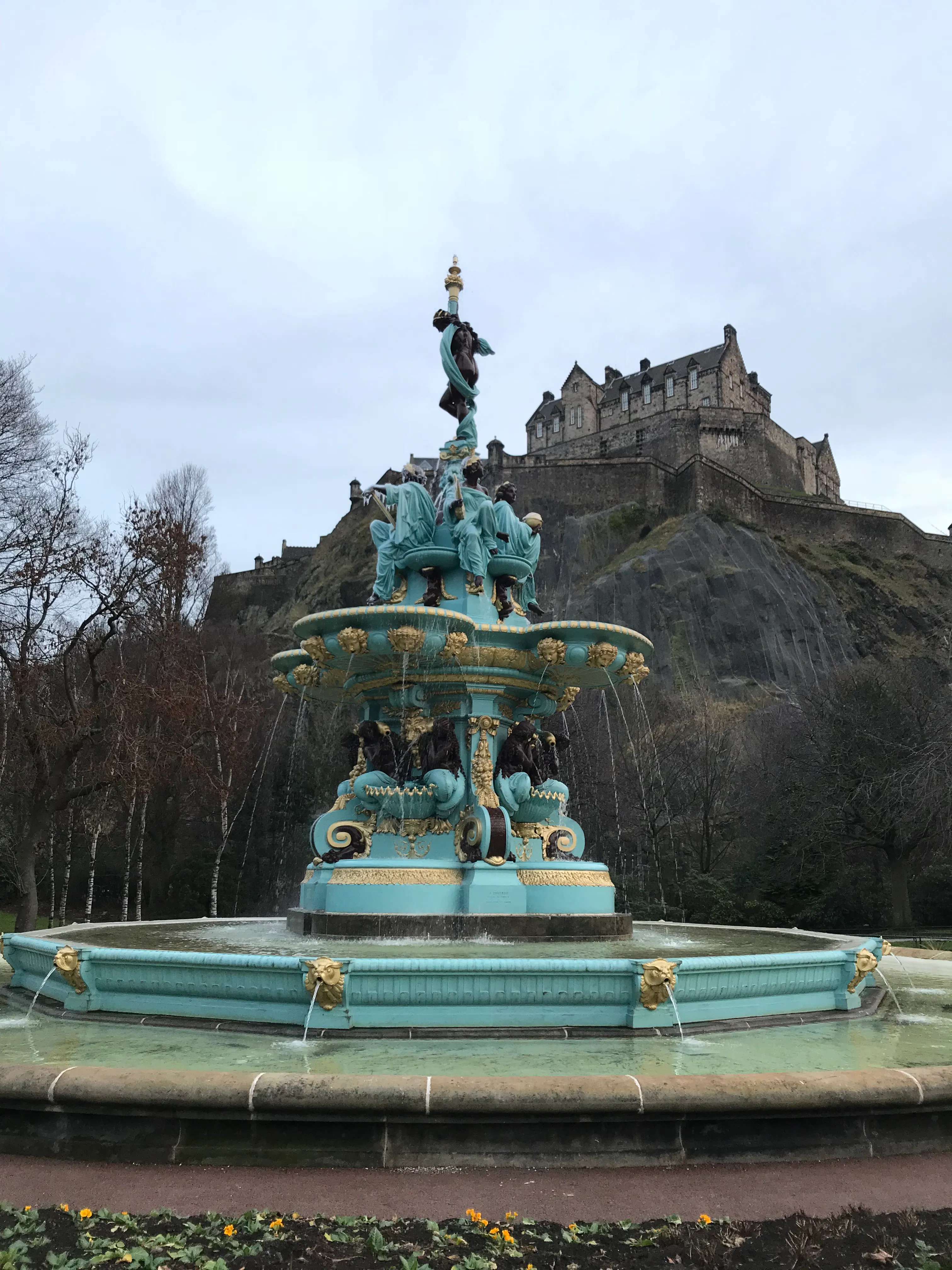 Ross Fountain in Edinburgh, Scotland