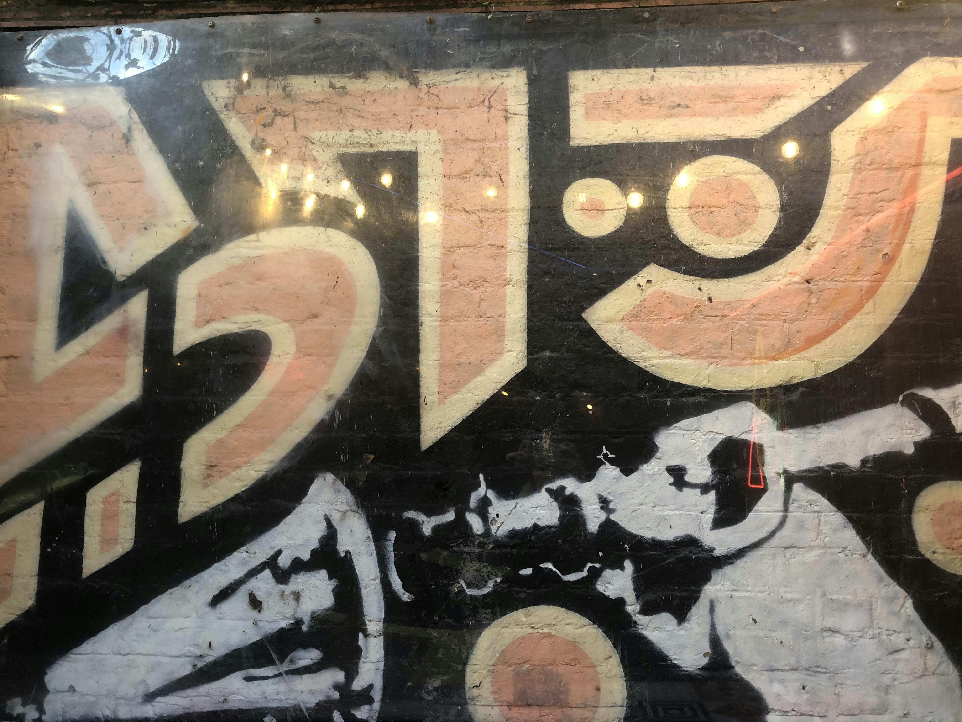 Banksy HMV Dog in London England