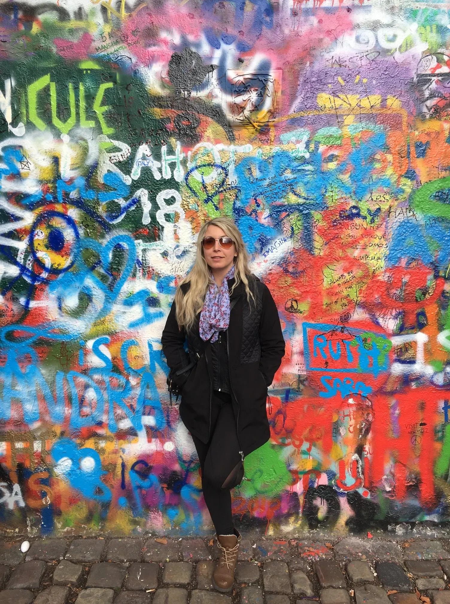 Lennon Wall in Prague Czech Republic