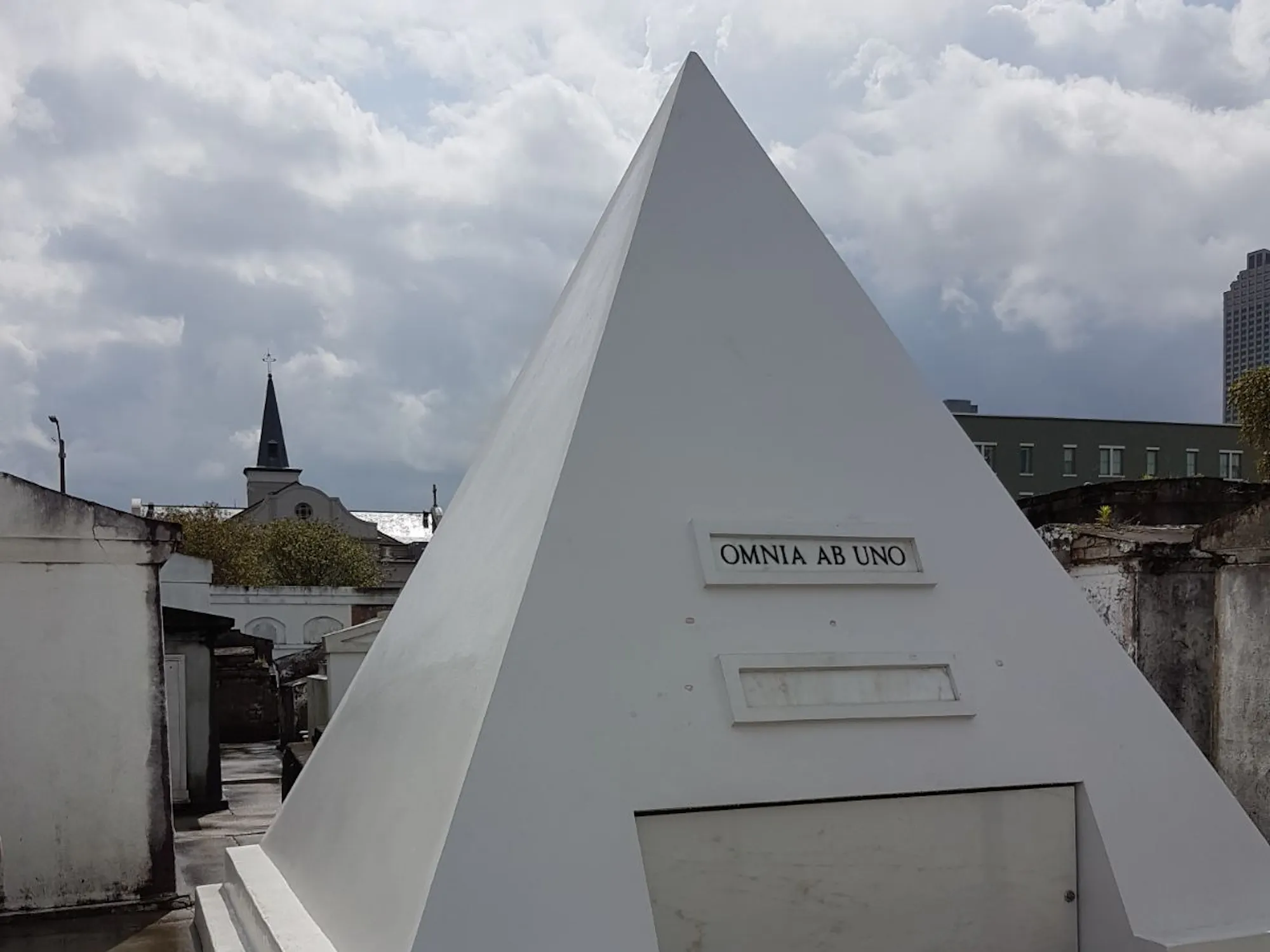 Nicholas Cage future tomb in New Orleans, Louisiana
