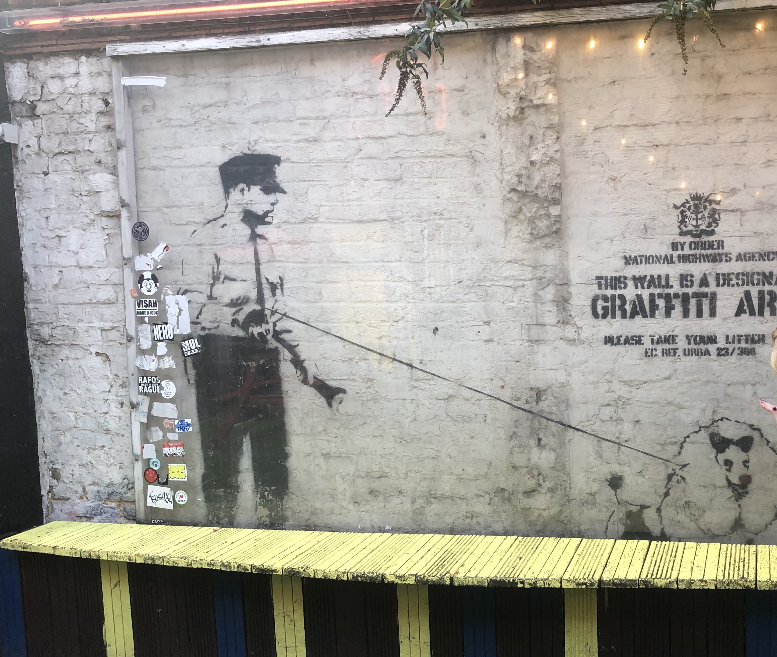 Banksy Art in London, England