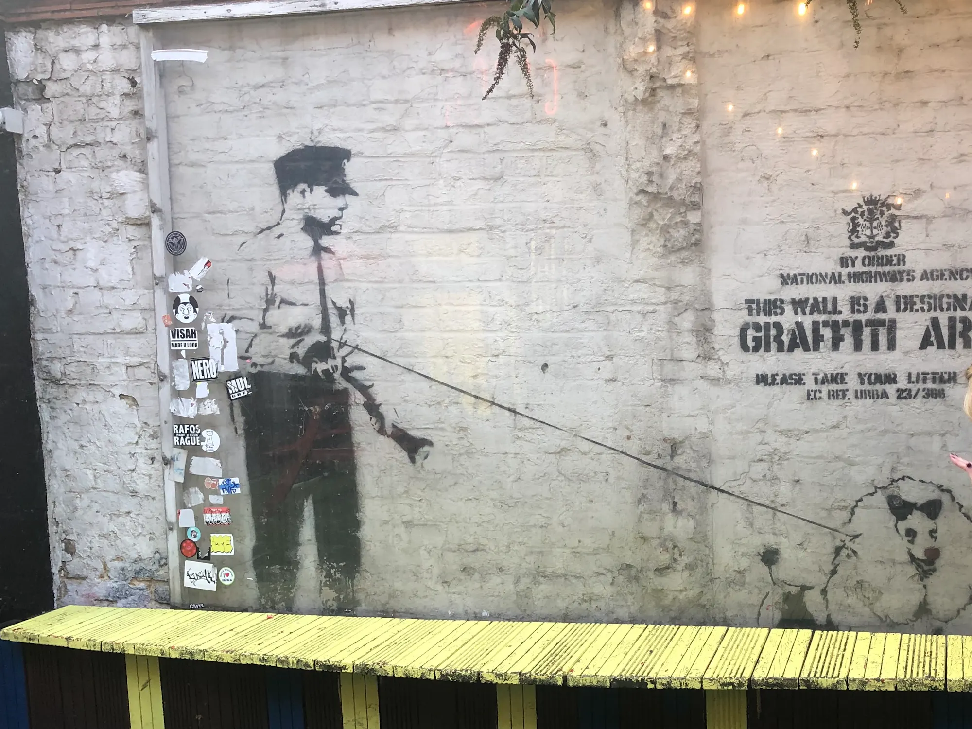 Banksy Art in London, England