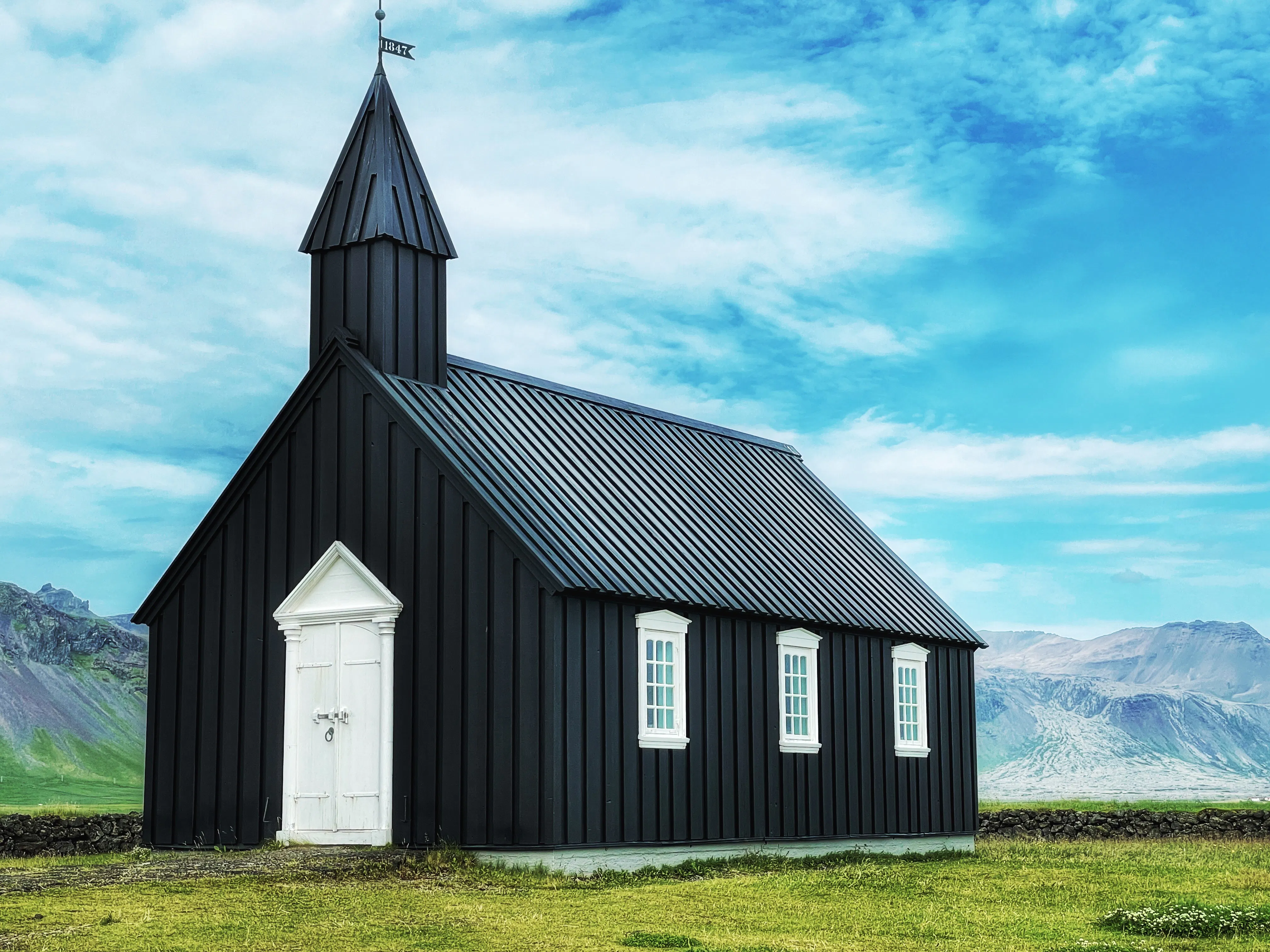 Budir black church Iceland