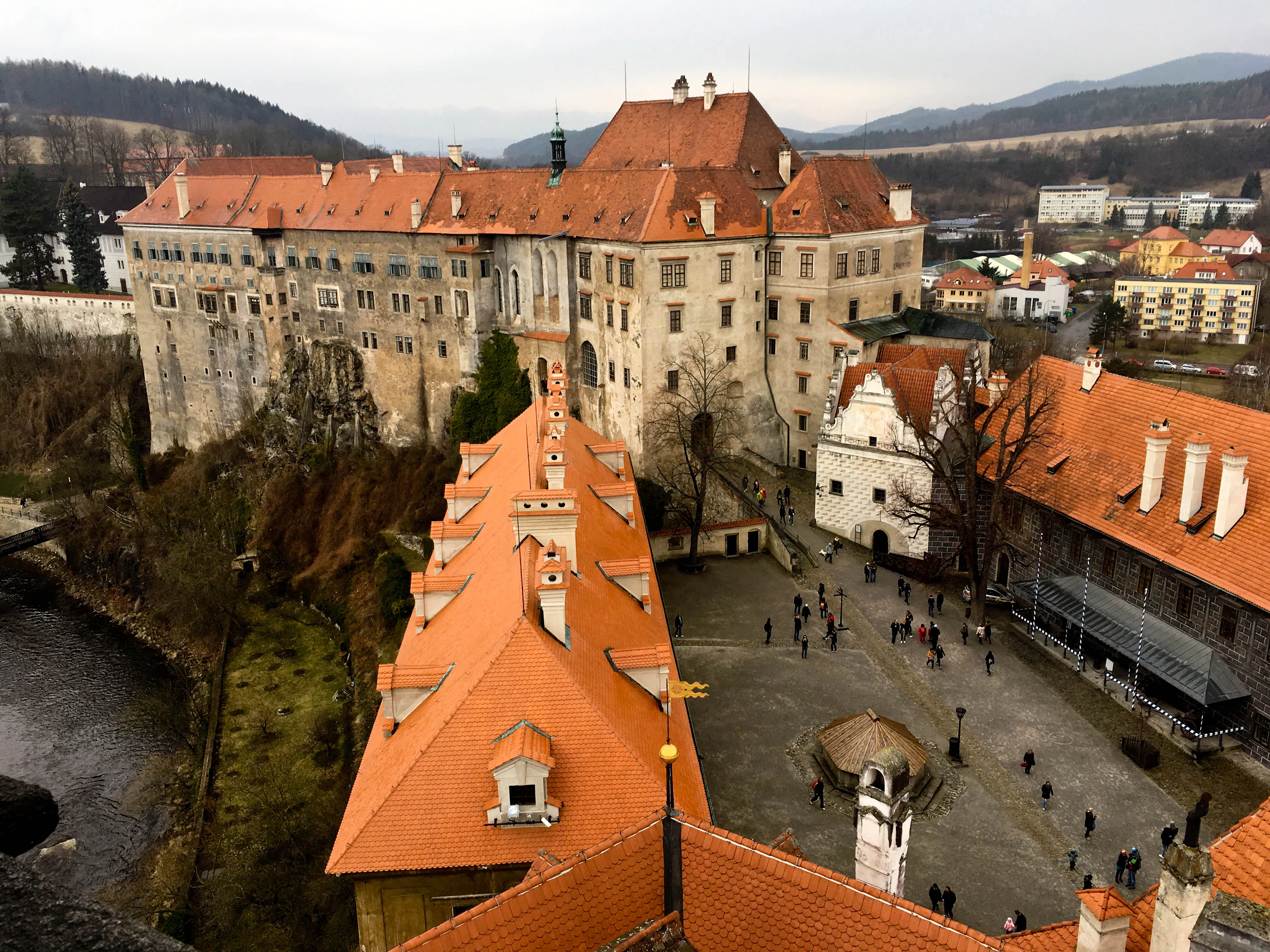 Český Krumlov Castle in Czech Republic