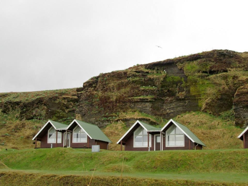 Vik Cottages in Iceland by the mountains