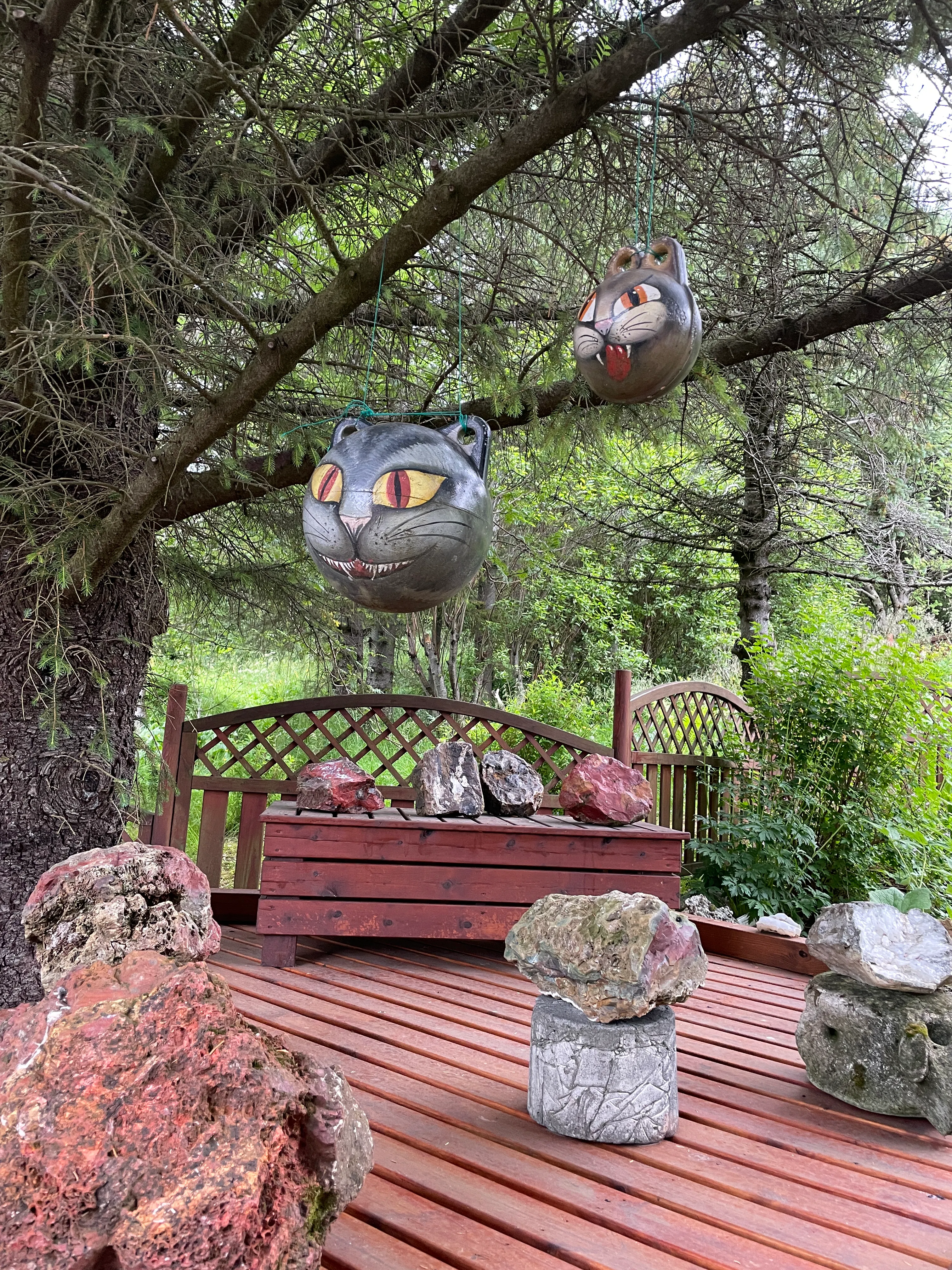 Petra's stone collection in East Iceland