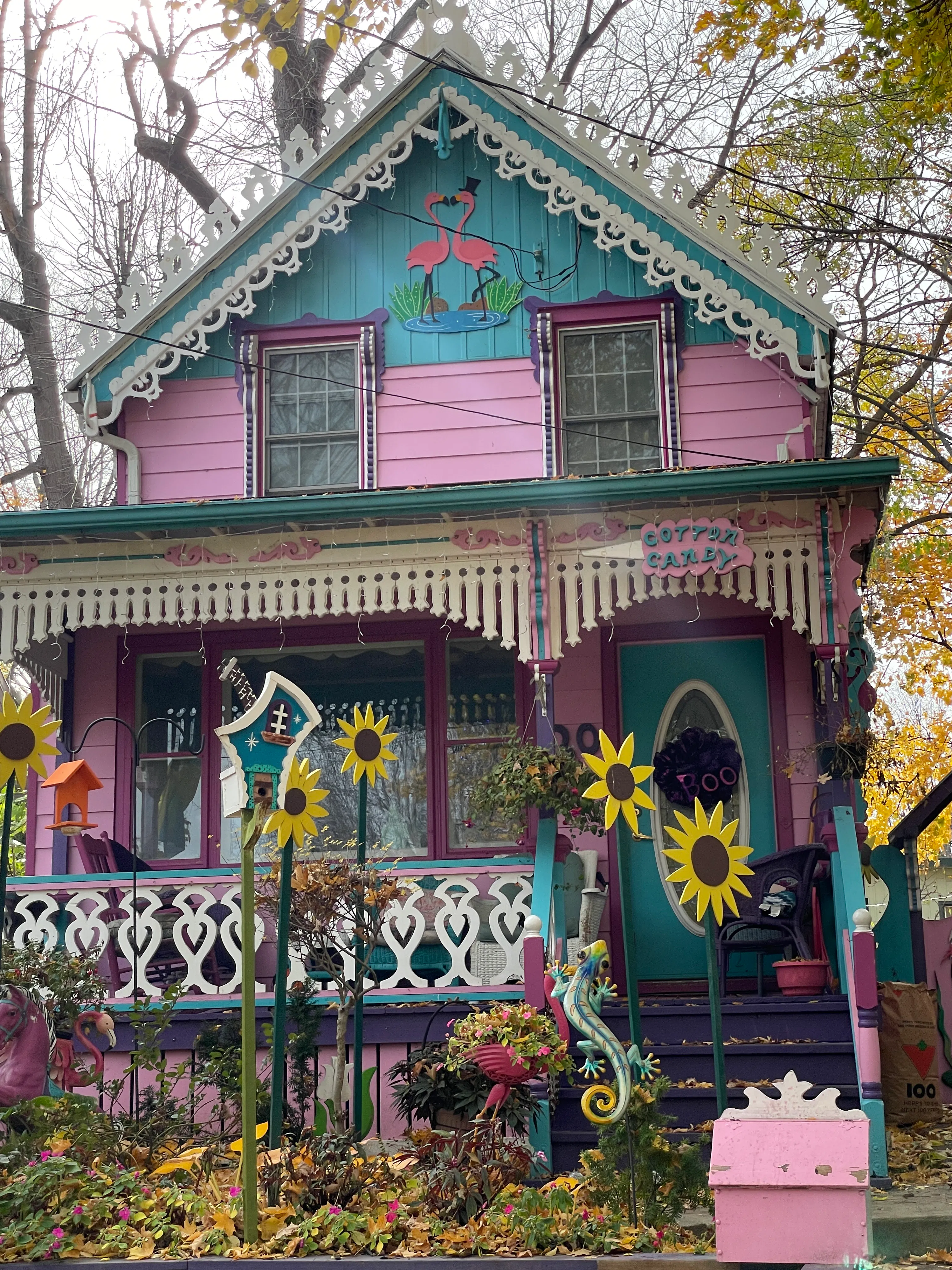 Painted Lady Houses in Grimsby, Ontario
