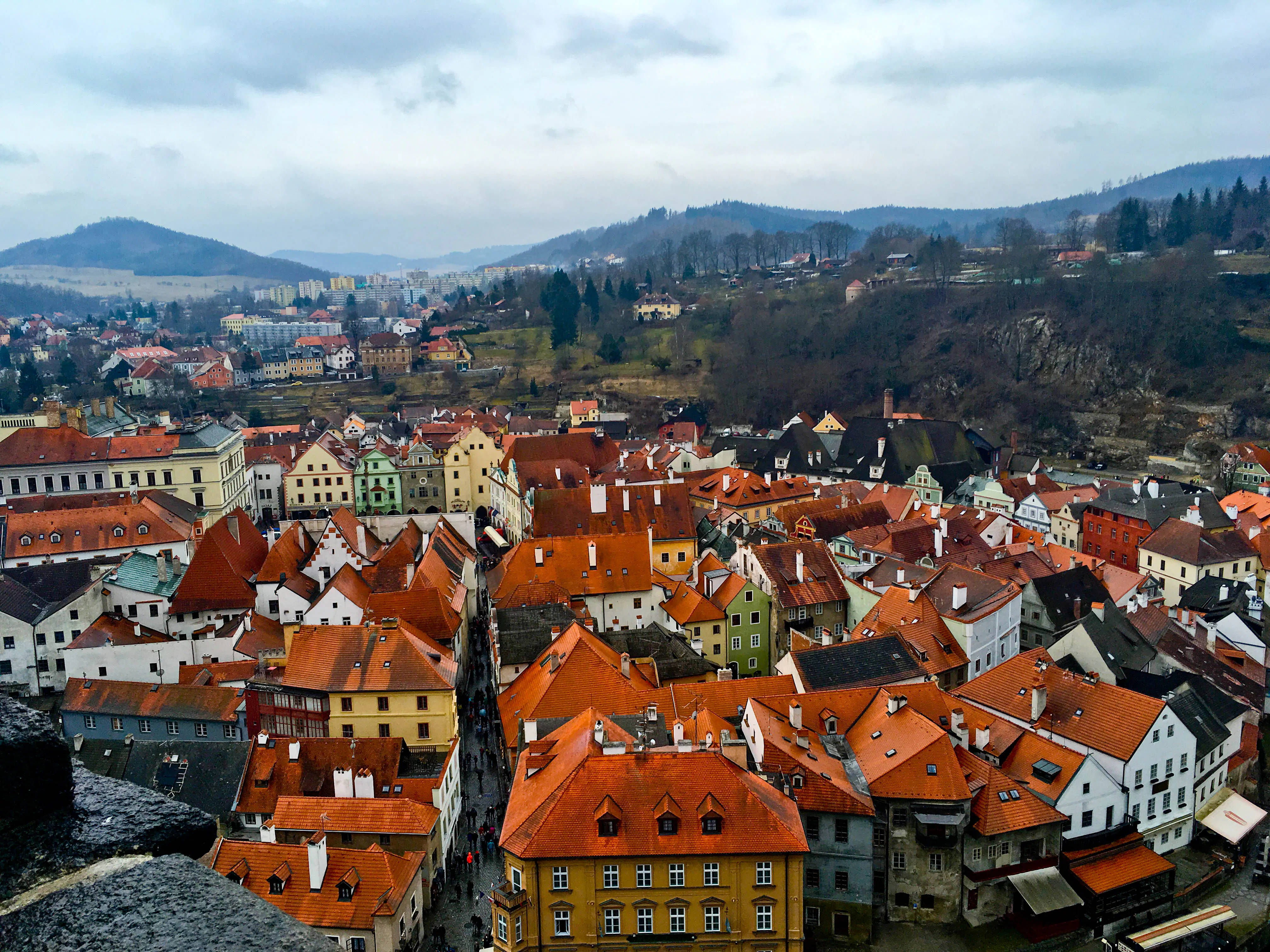 Český Krumlov Castle in Czech Republic
