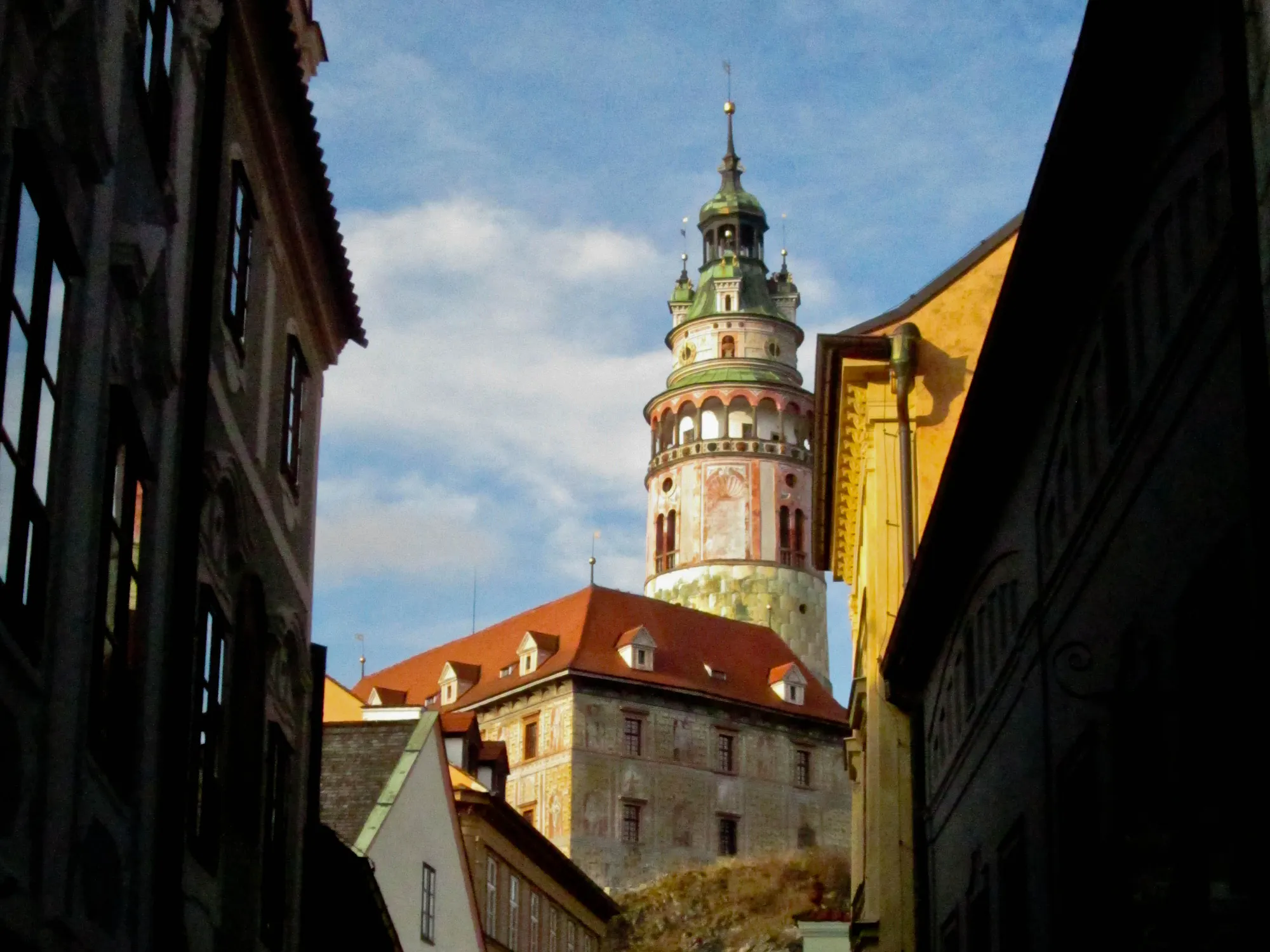 Český Krumlov Castle in Czech Republic
