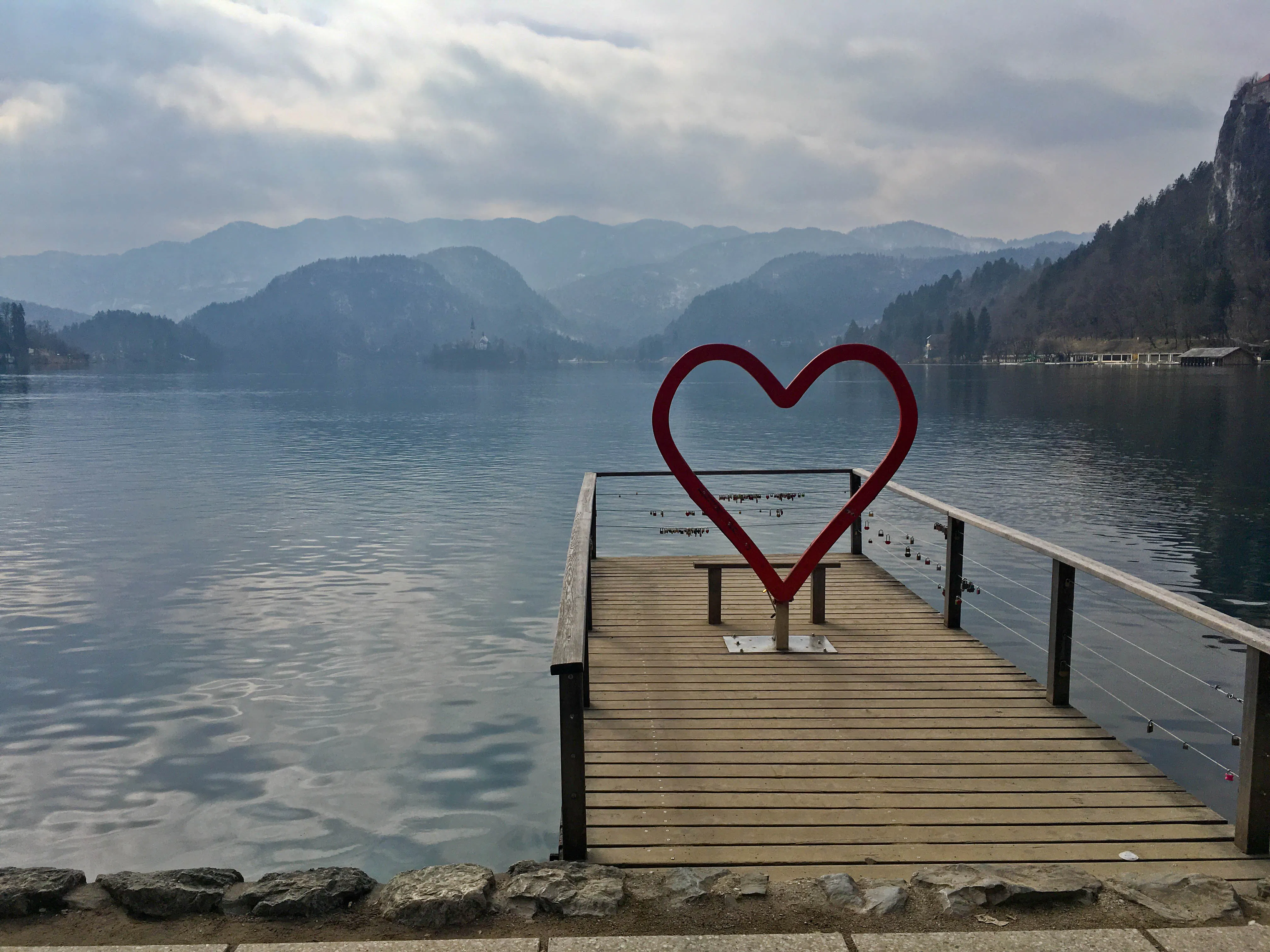 Heart of Bled in Lake Bled, Slovenia
