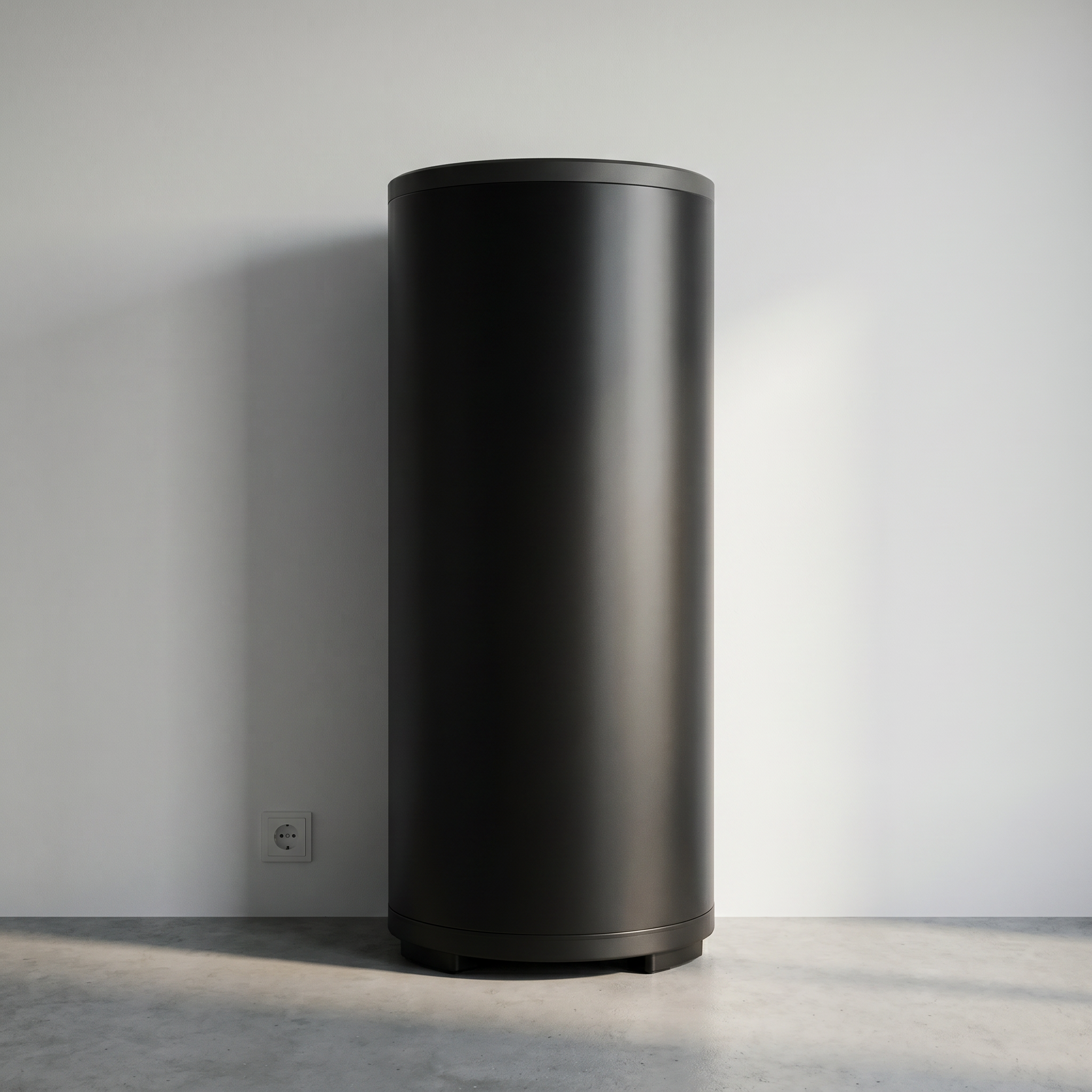 Zonnestroom boiler in garage