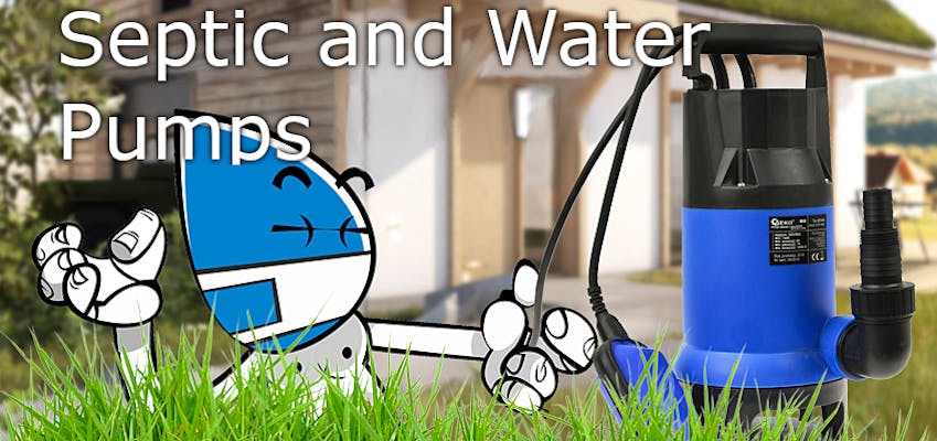 Submersible water pumps