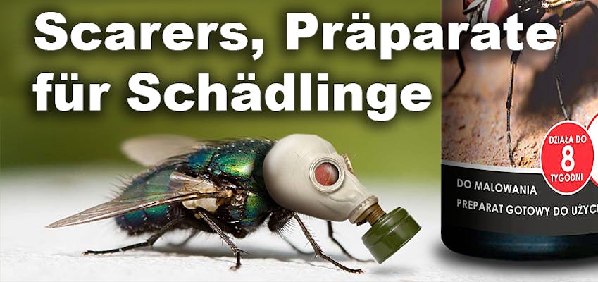 Scarers, Präparate für Schädlinge