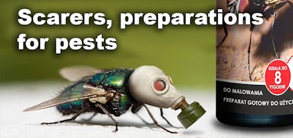 Scarers, preparations for pests