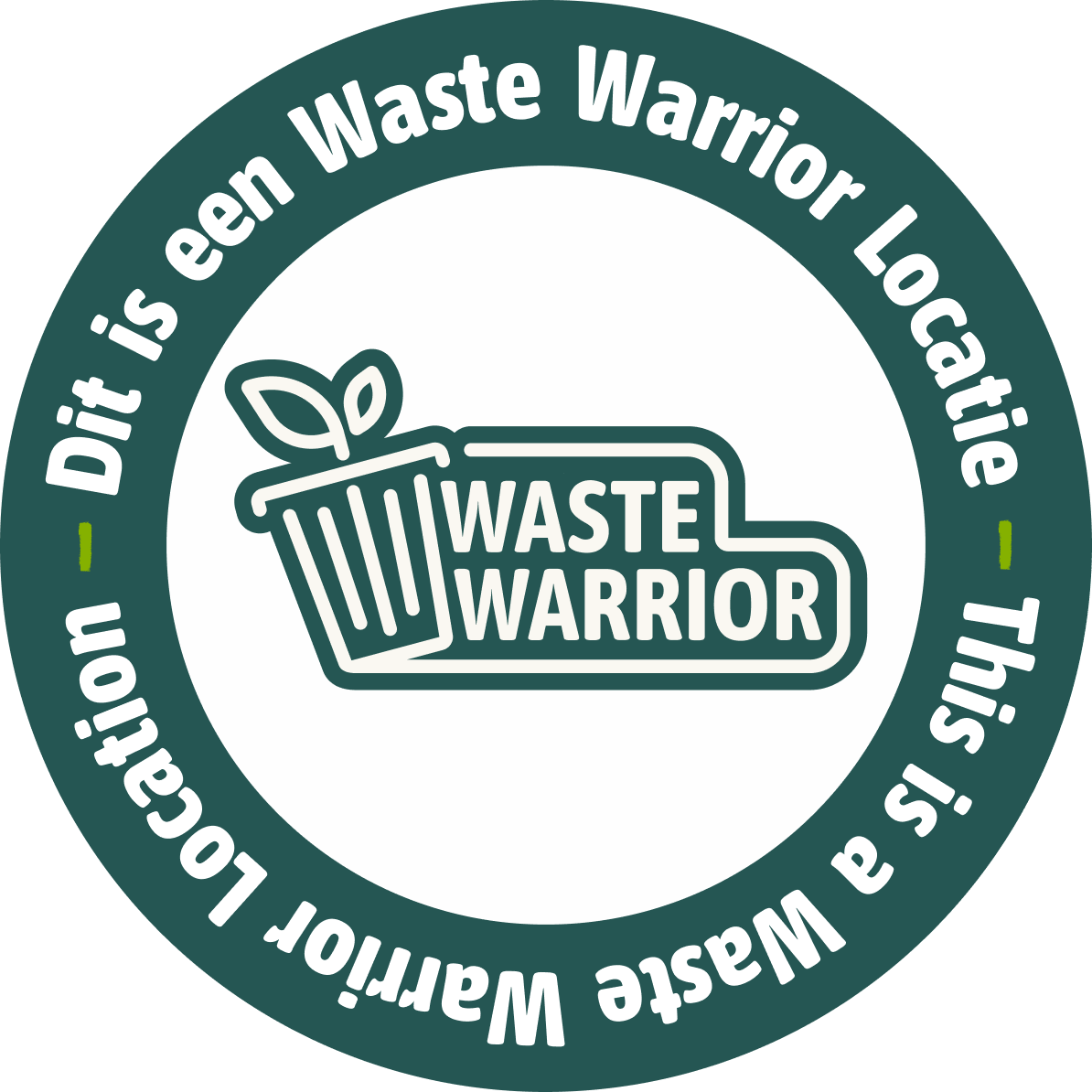 Waste Warrior Sticker