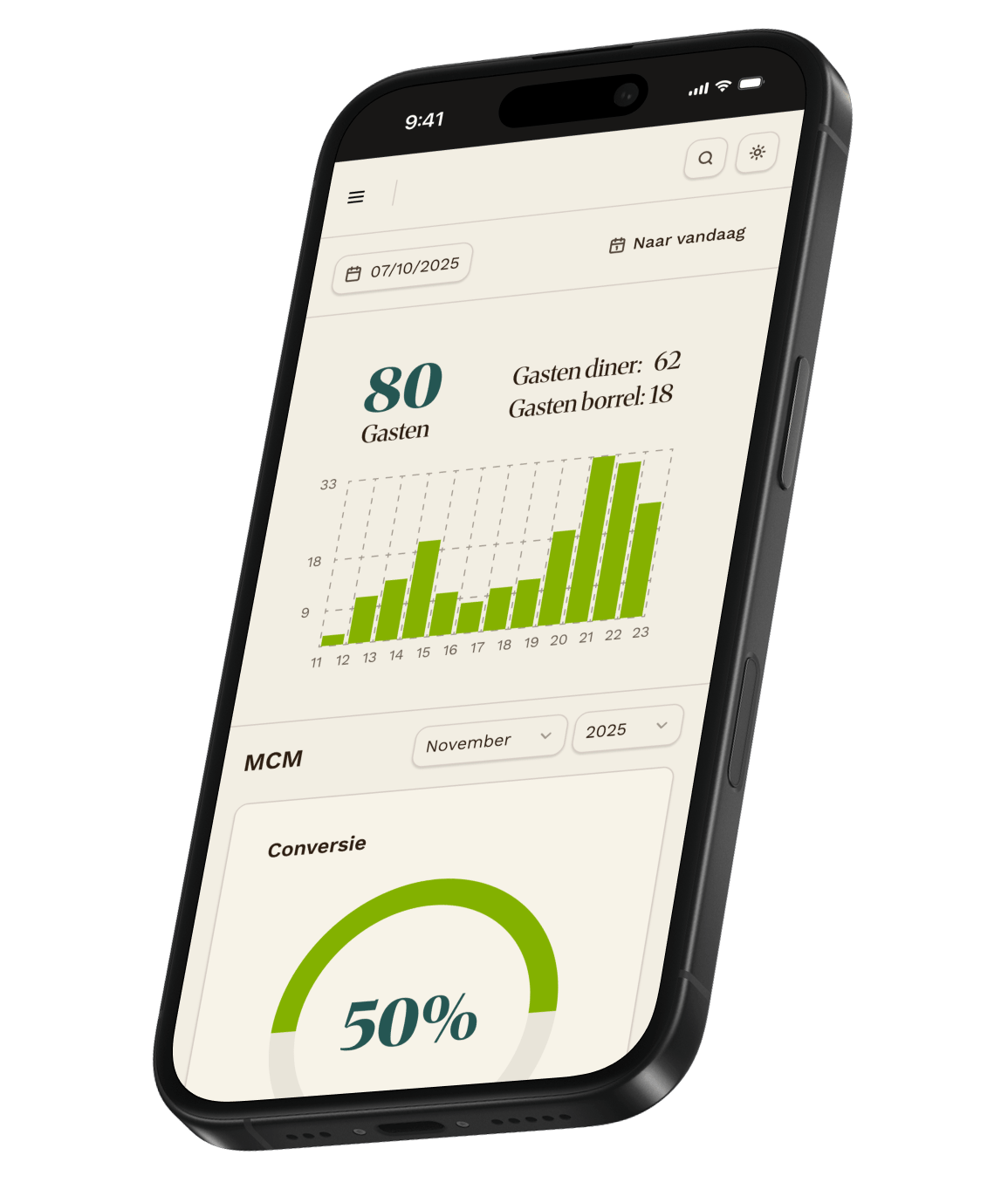 Mock-up van dashboard Waste Warrior