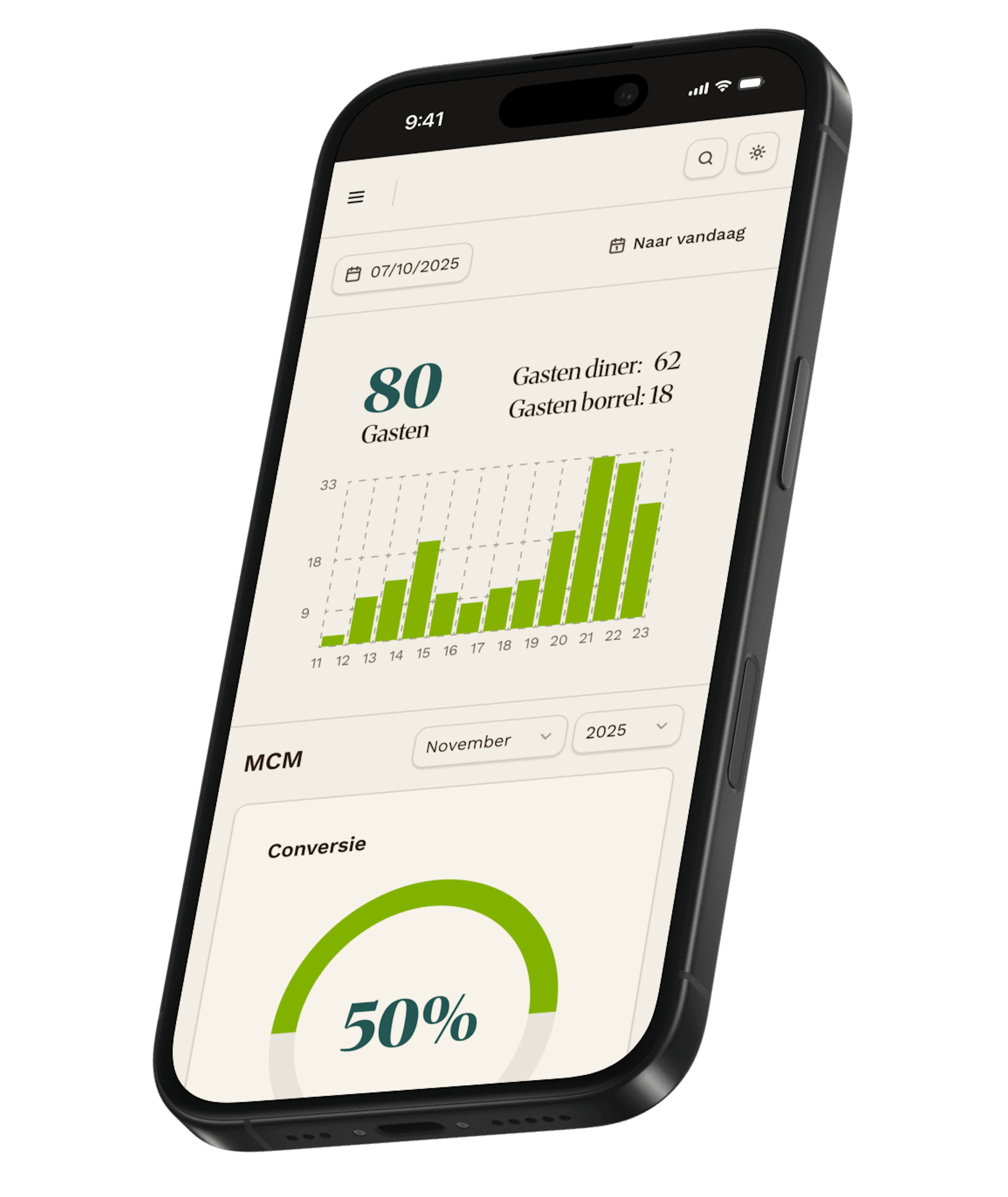 Mock-up van dashboard Waste Warrior