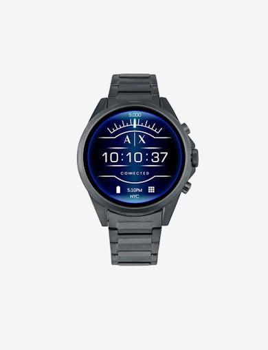Armani exchange touchscreen stainless steel smartwatch Clearance