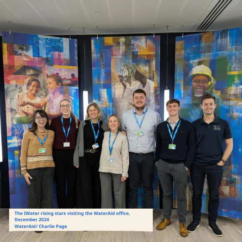 The Insitute of Water rising stars at the WaterAid office.