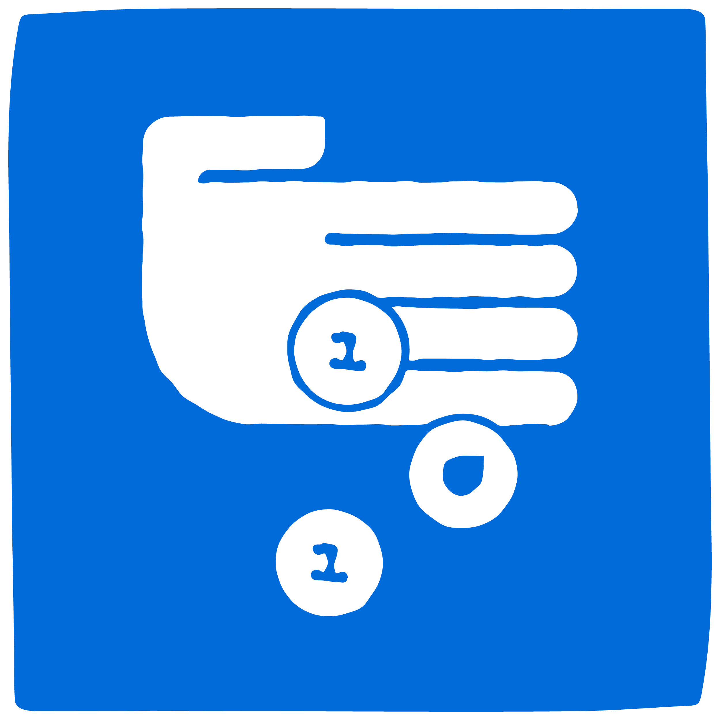 Icon of hand dropping coins.
