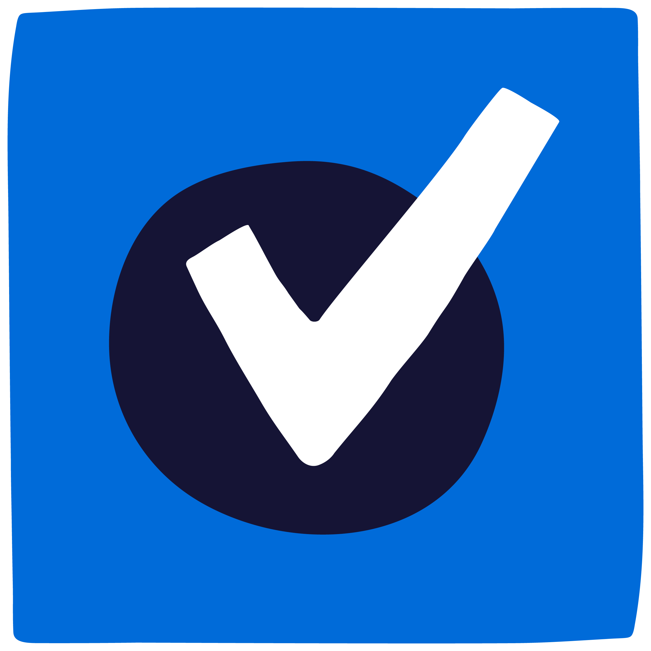 Blue checkmark icon