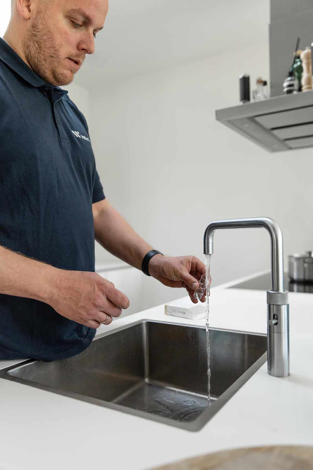 kalkmeting van de waterhardheid 