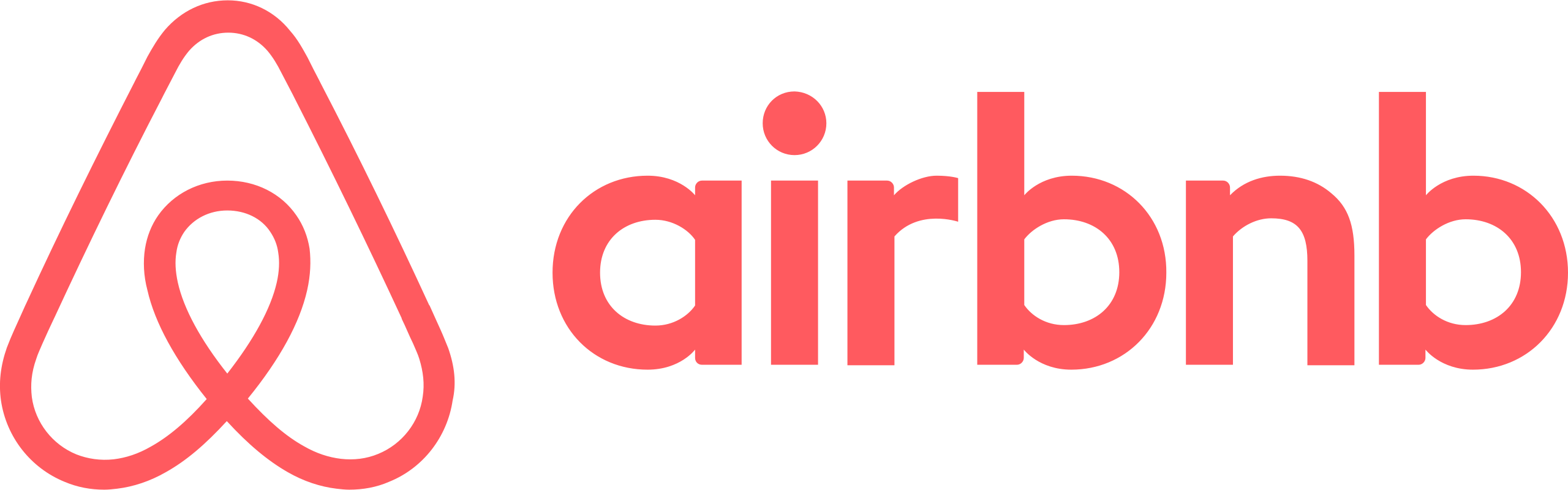 In the image - Logo airbnb