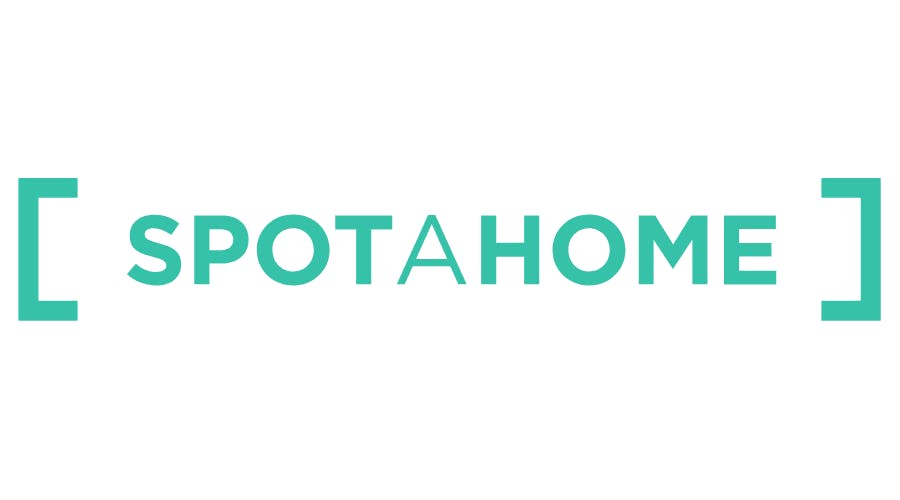 In the image -  SPOTaHOME logo