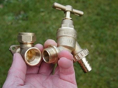 Half of a faucet