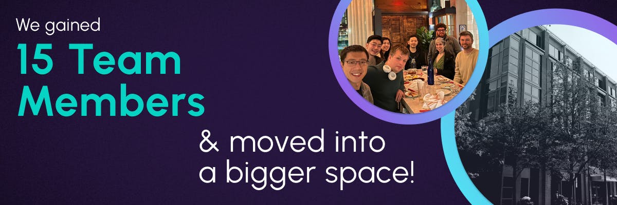 We gained 15 team members