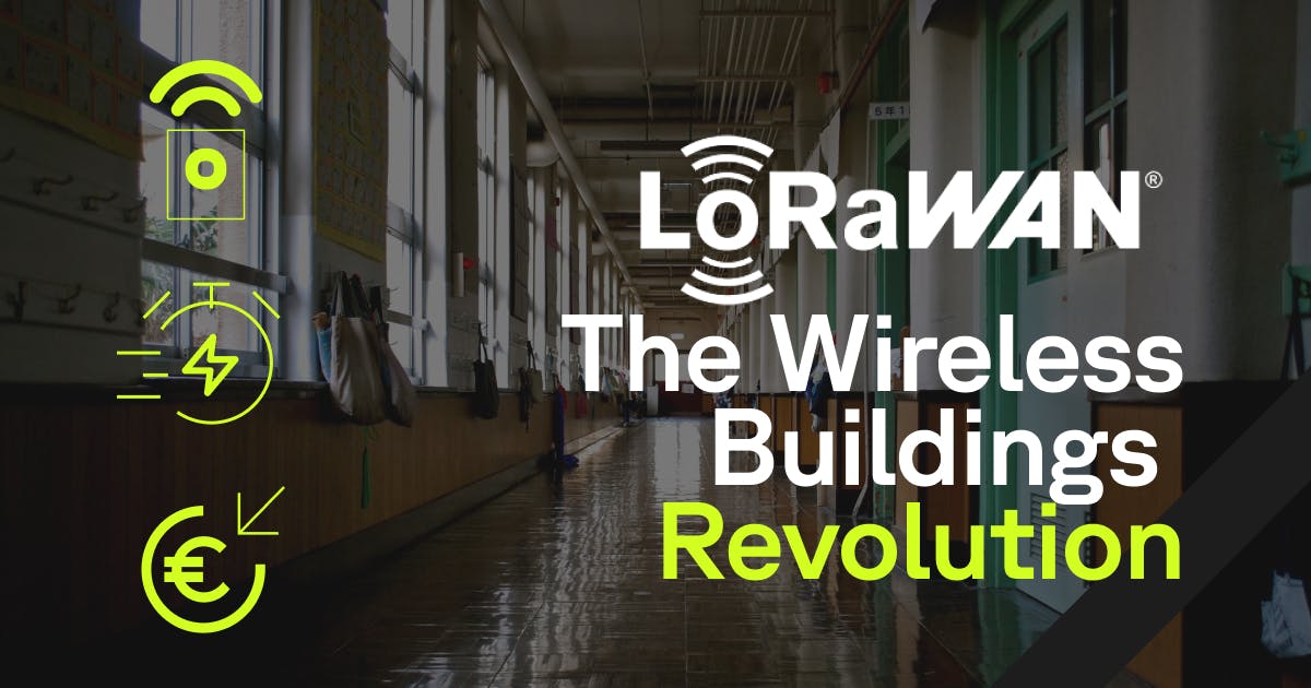 monitor the technical equipment of a building through LoRaWAN : a solution to wiring issues