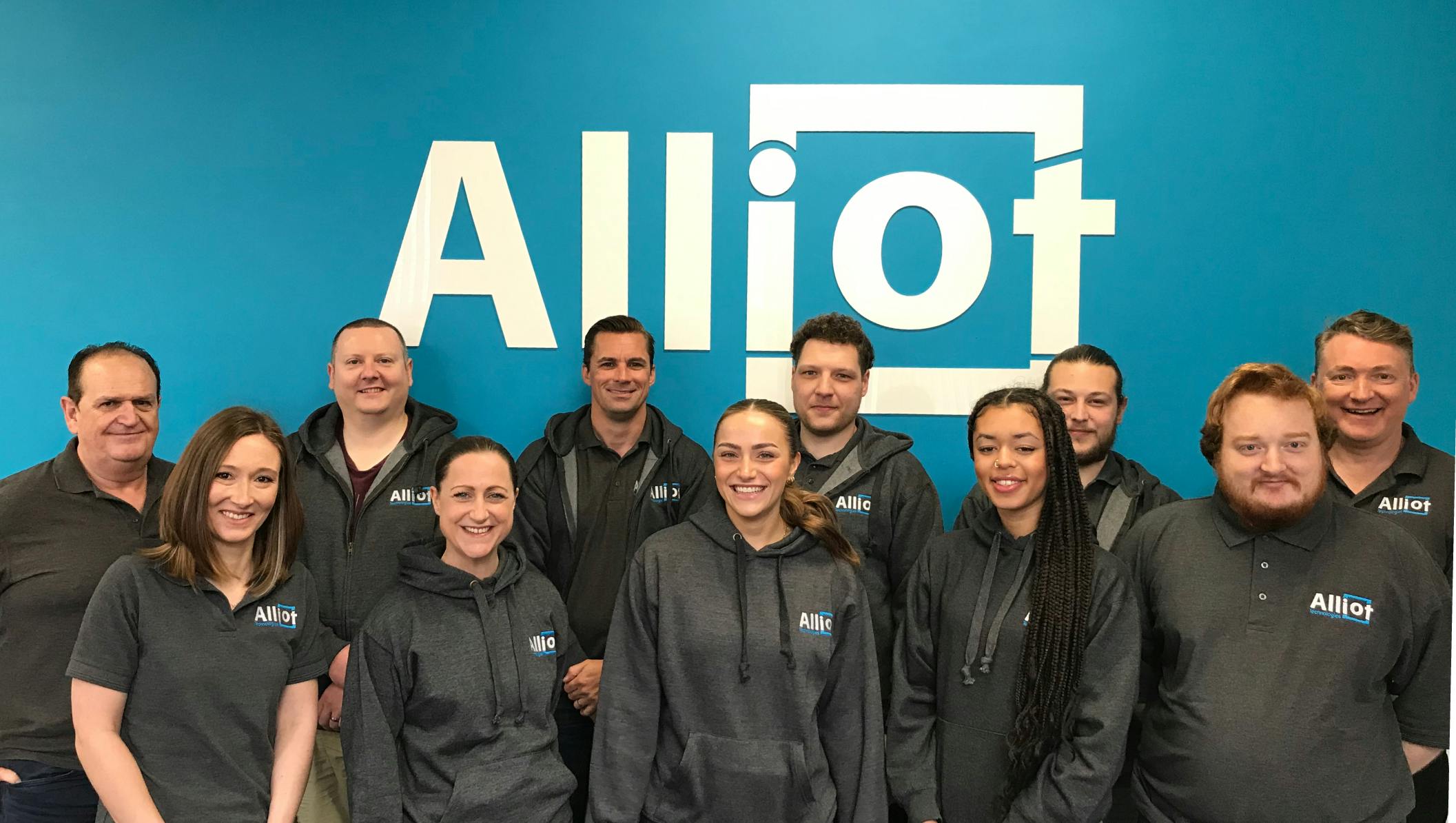 Photograph of the Alliot team 