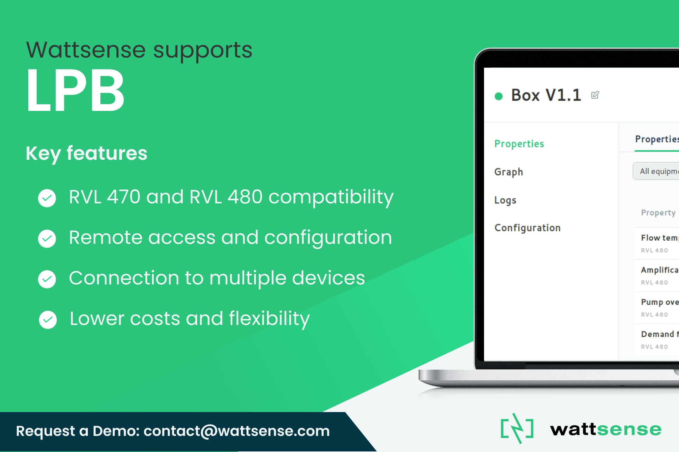 Pilot remotely Siemens RVL heating controllers with Wattsense