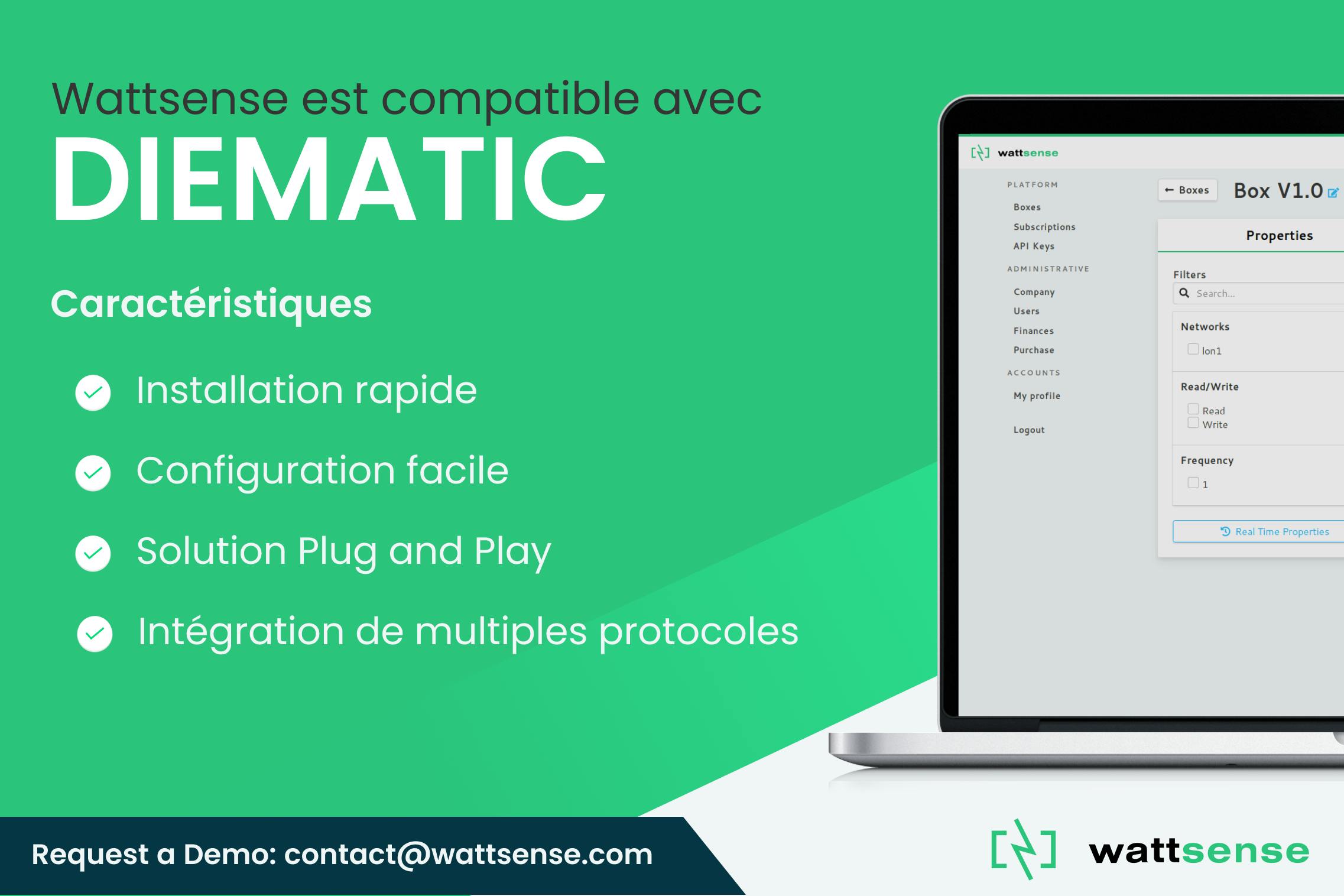 Connectez et contrôlez à distance les équipements De Dietrich avec le driver Diematic de Wattsense