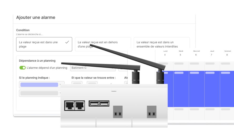 GTB Wattsense : nouvelle page de recherche d’équipements et gestion des alarmes/plannings pour un pilotage simplifié